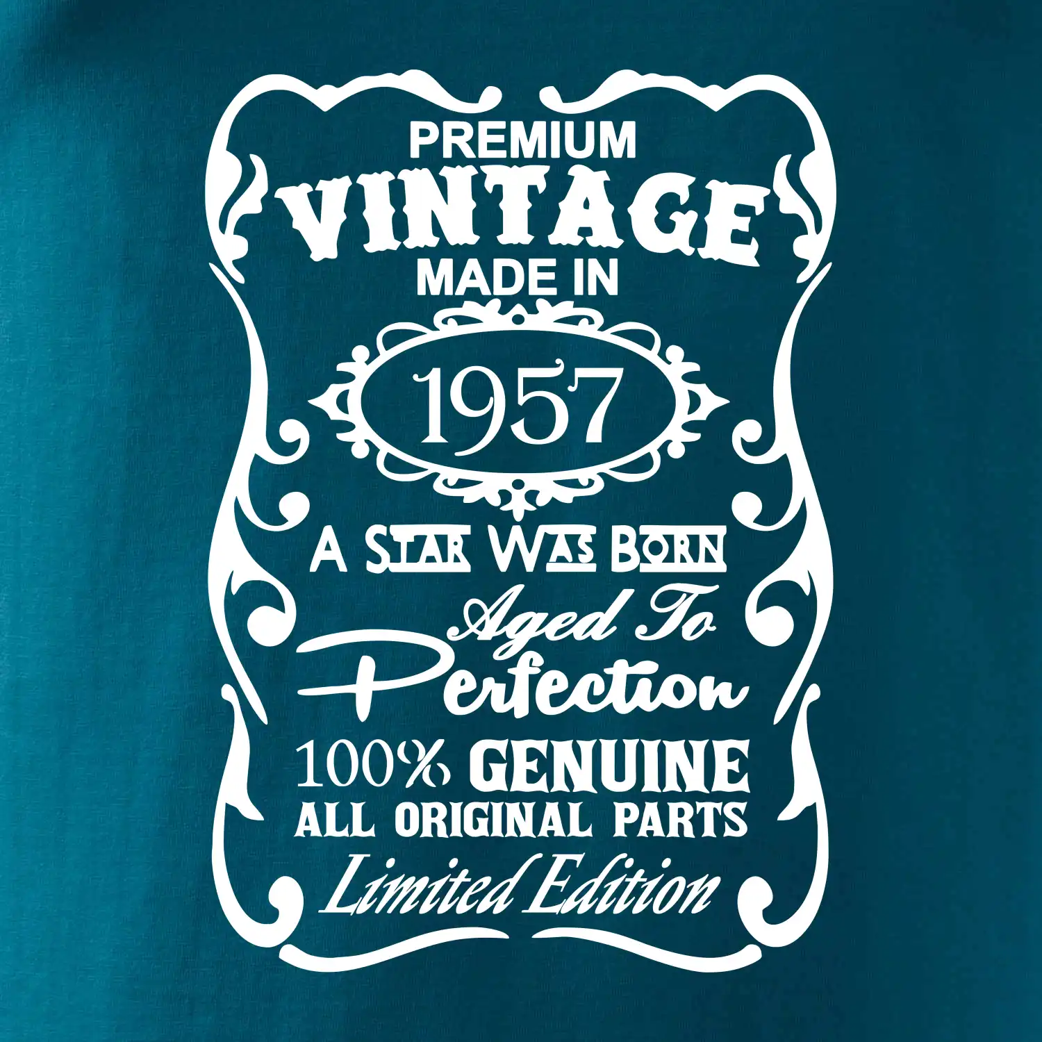 Vintage Etiketa - 1957