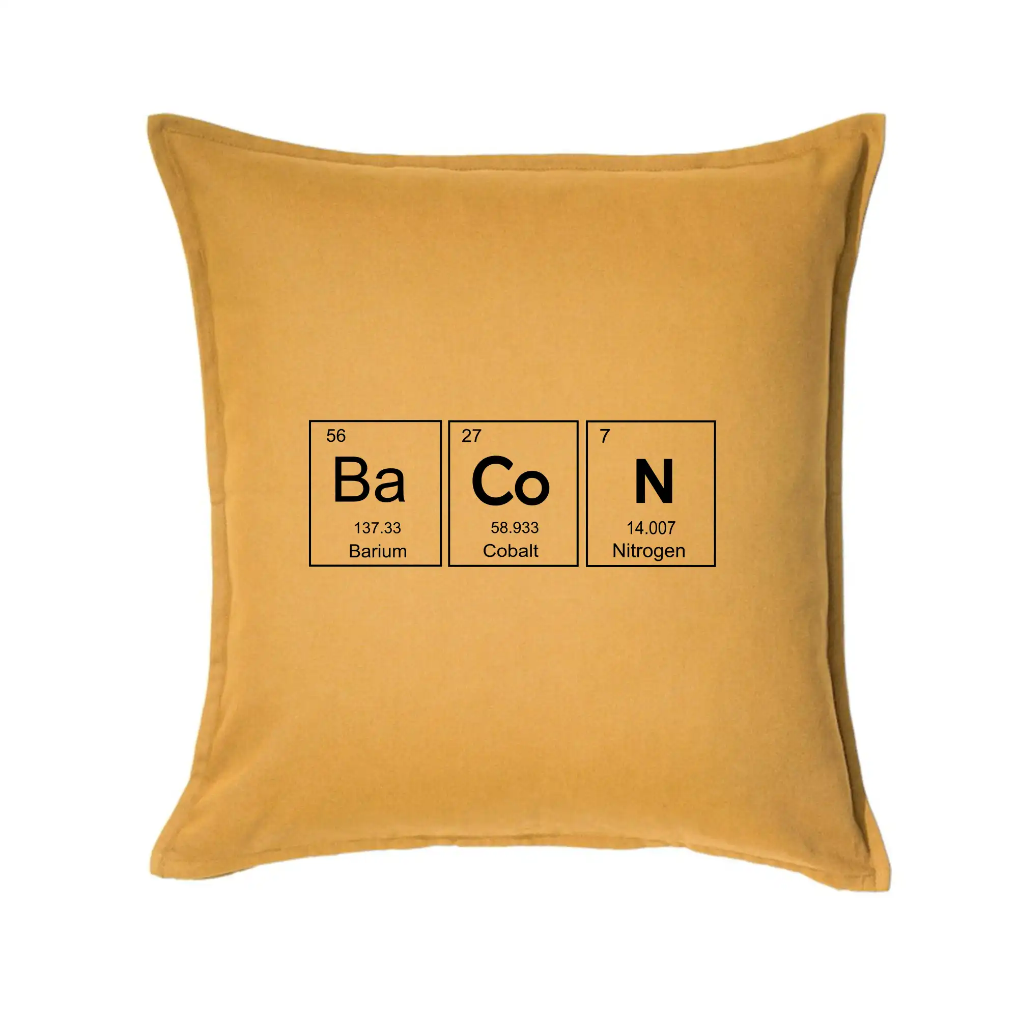 Periodické Tabuľky - Bacon - periodická tabuľka - Vankúš 50x50