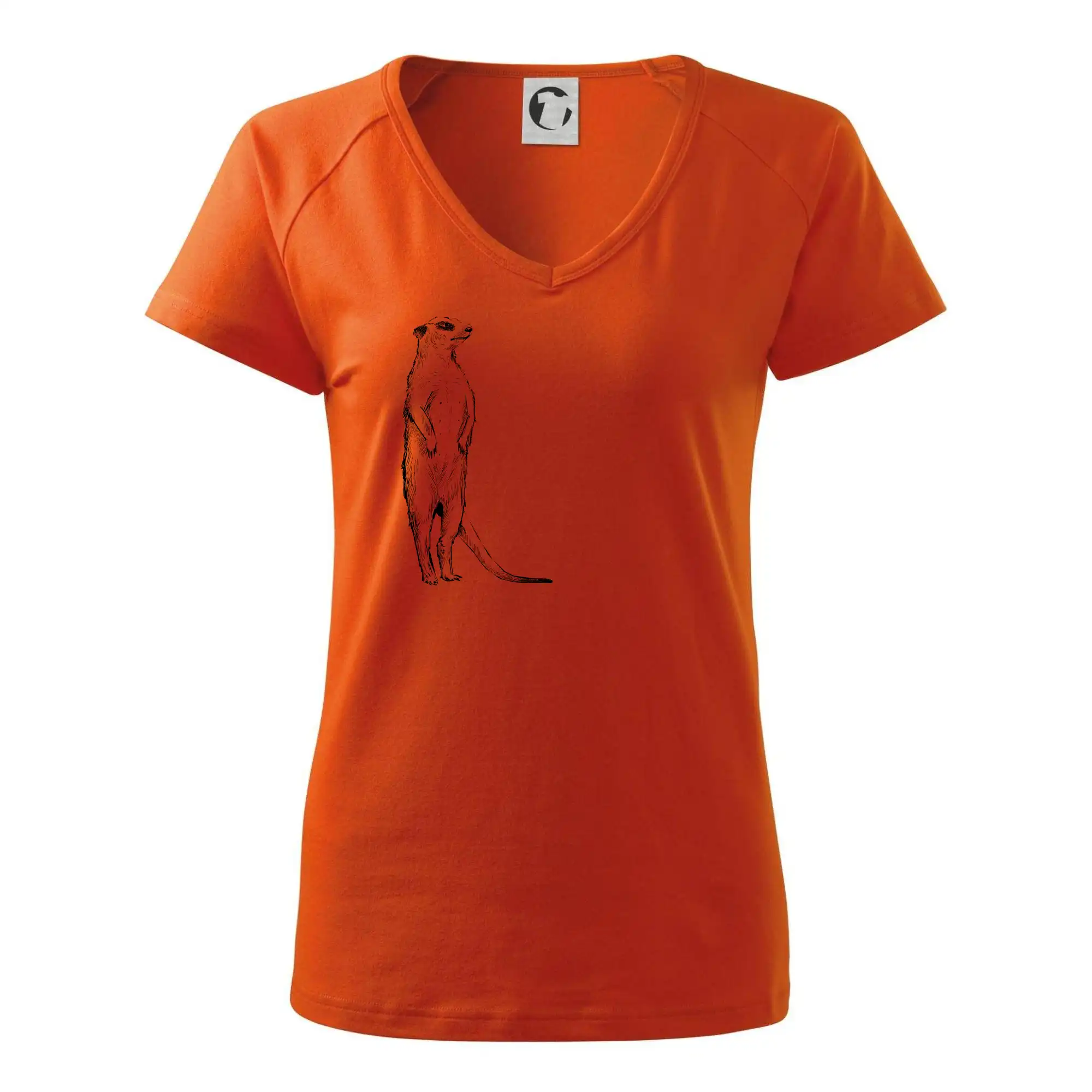 Tričká so zvieratami - Surikata čierna kresba - Tričko dámske Dream