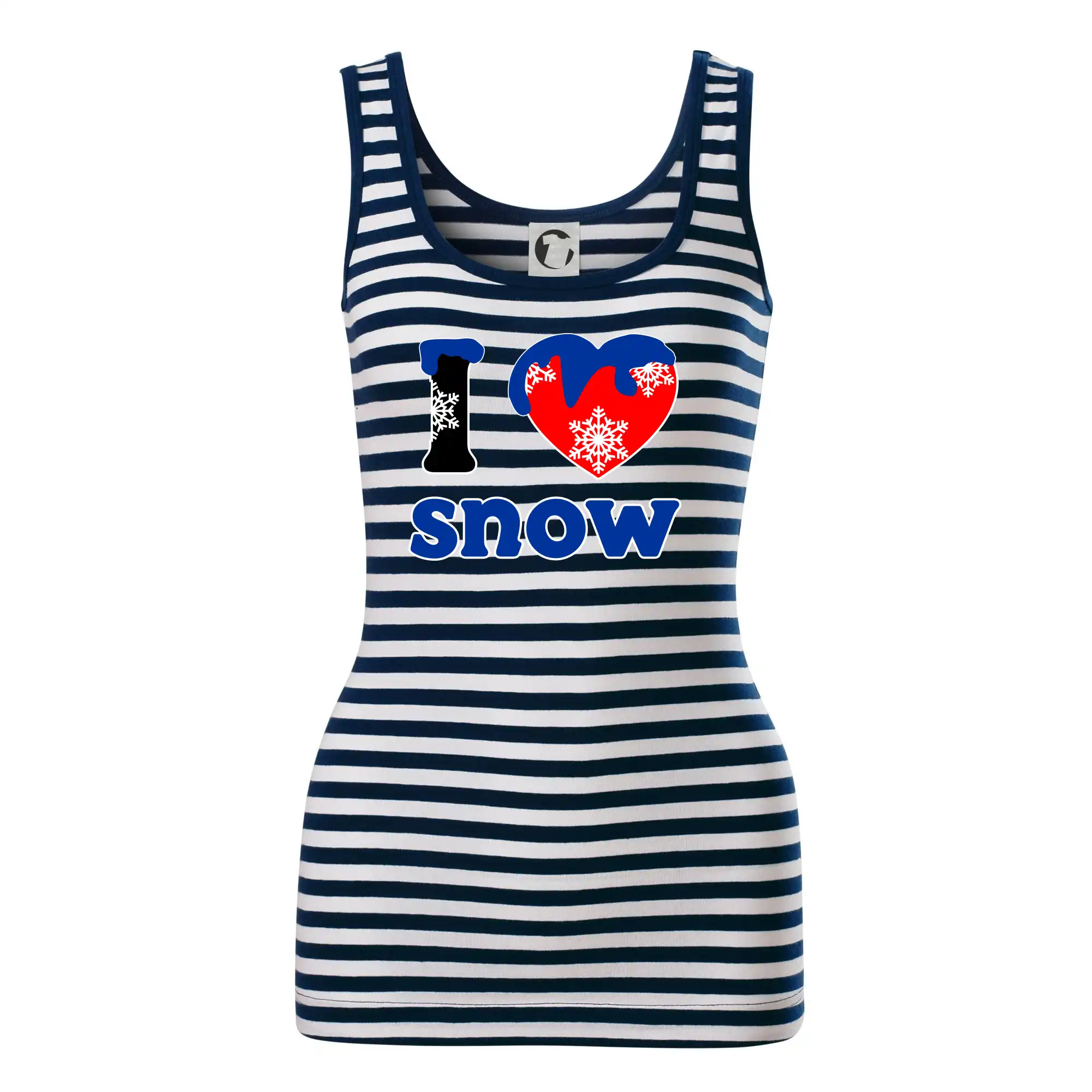 Lyže a Snowboard - I love snow - Sailor tielko na vodu