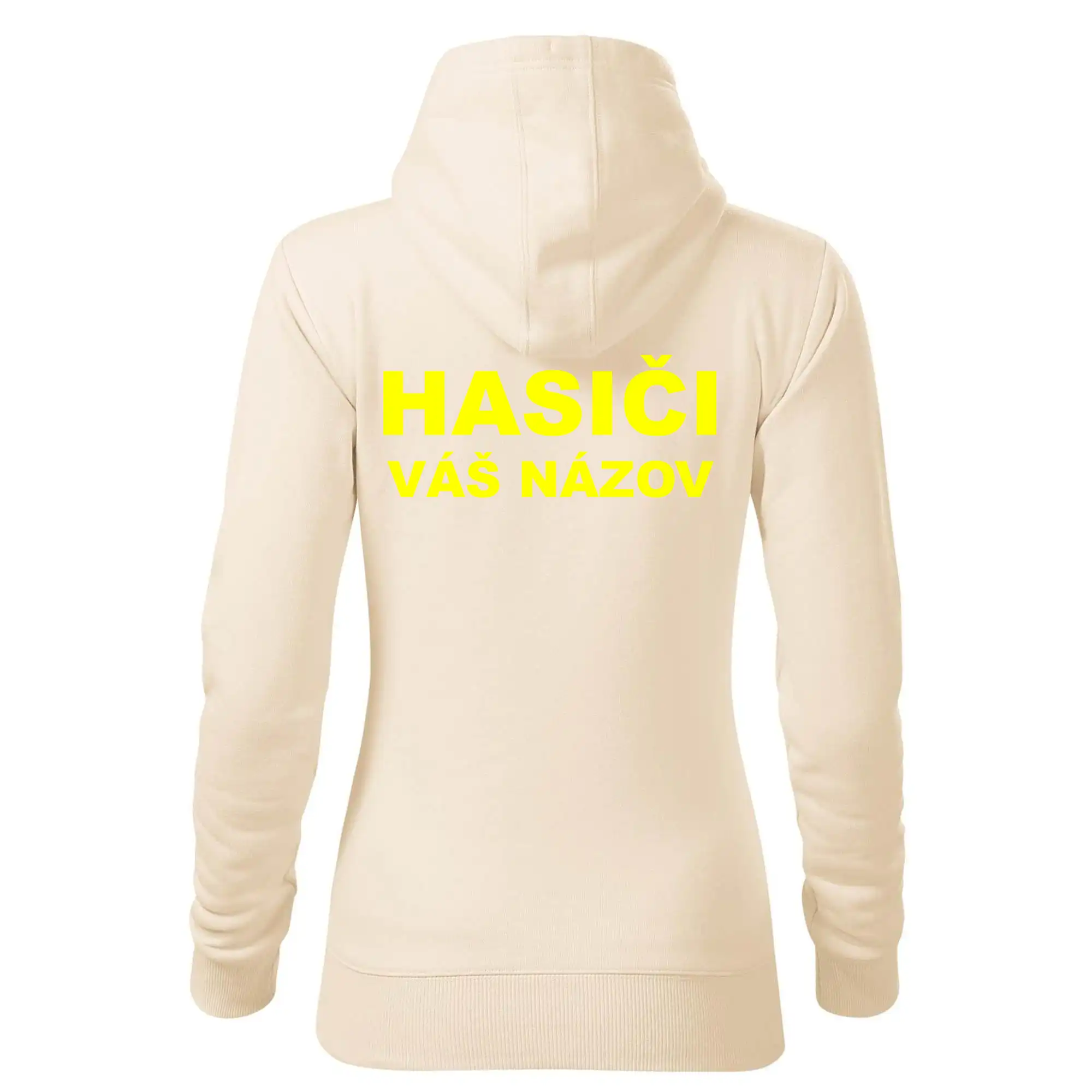 Hasiči - žltý nápis - váš názov zboru