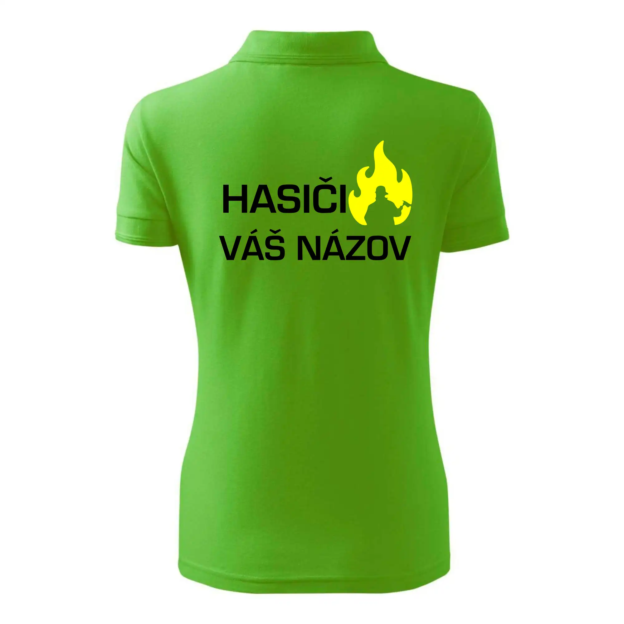 Hasiči - Váš názov - FLUO + Reflexná potlač