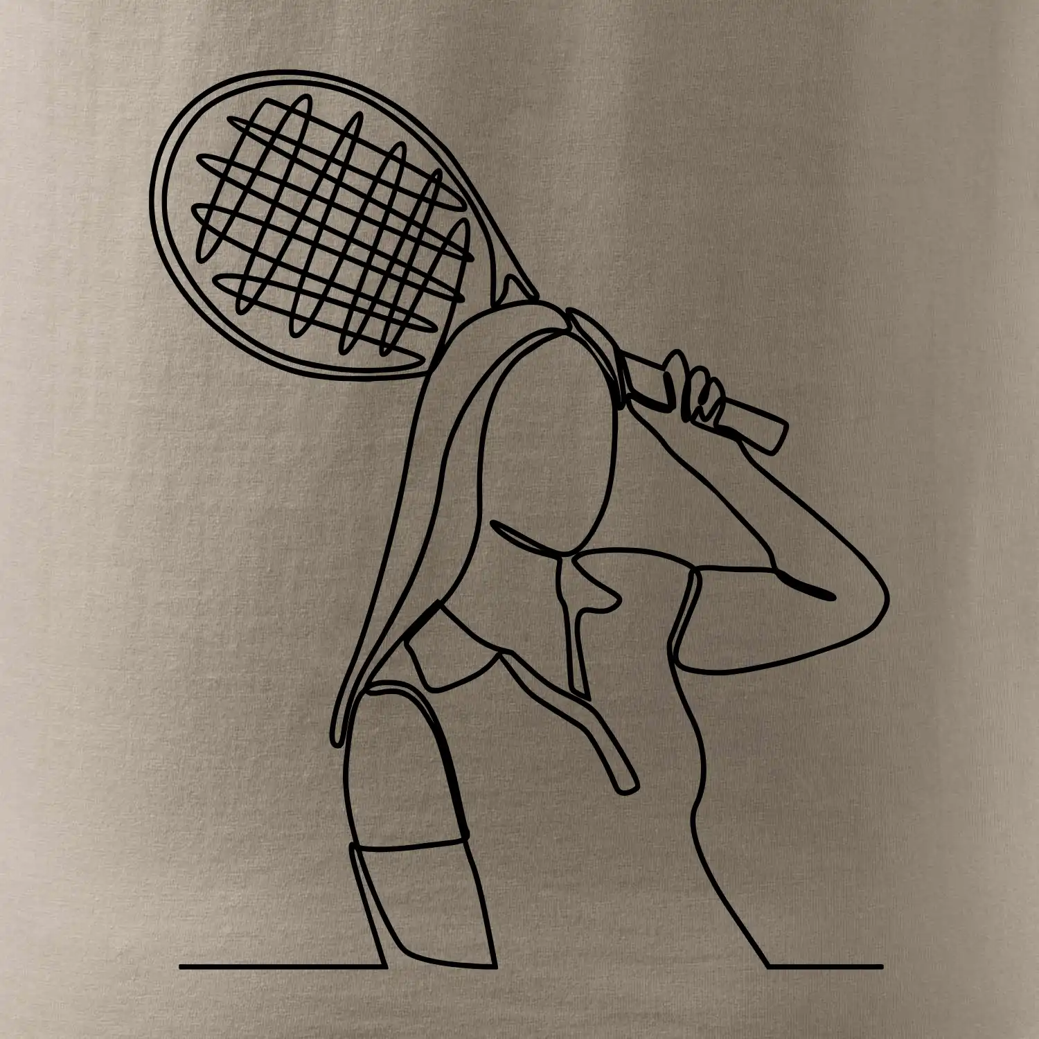 Tenistka  jednim tahem