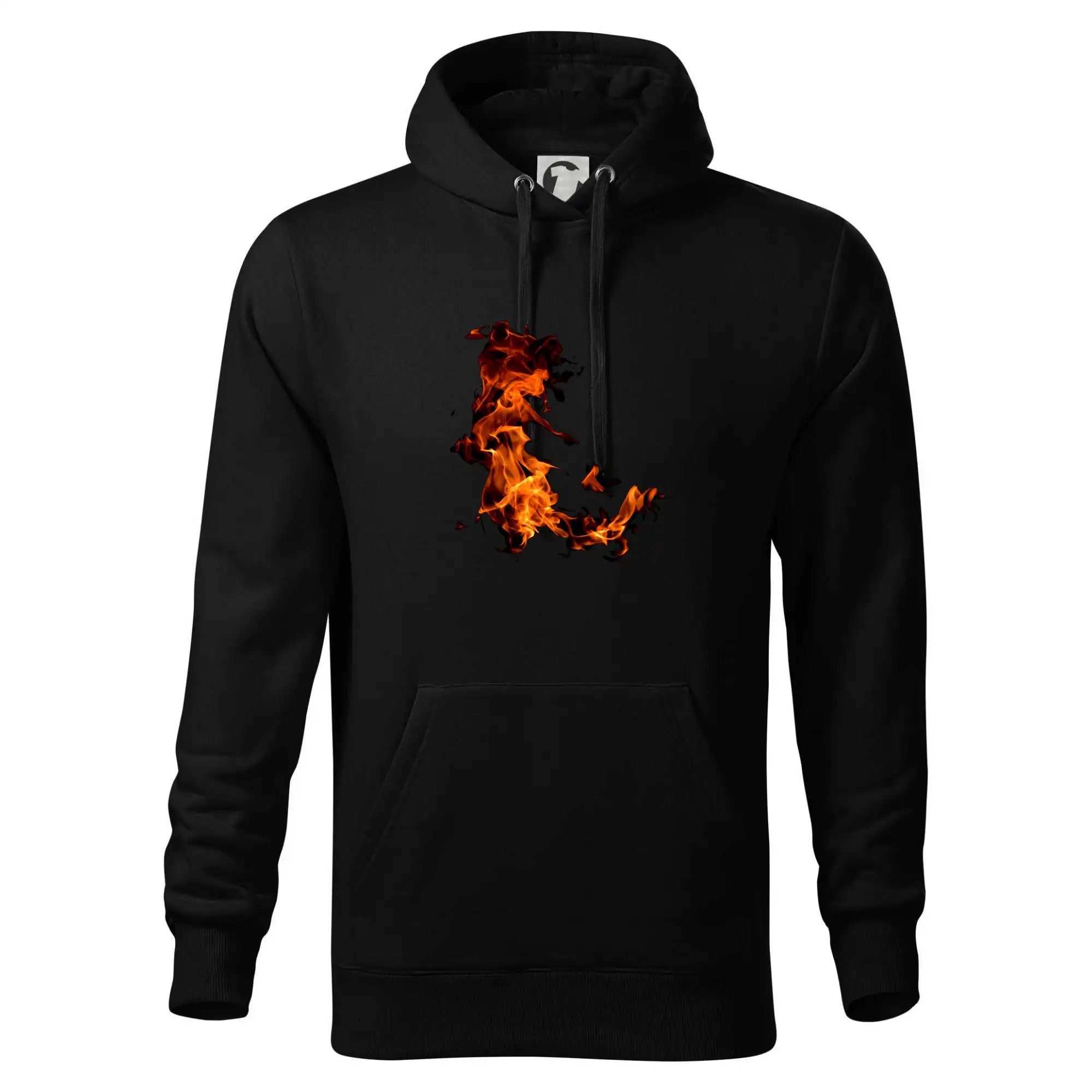 Originálne tričká pre hasičov - Oheň plameň - Mikina pánska Cape s kapucňou