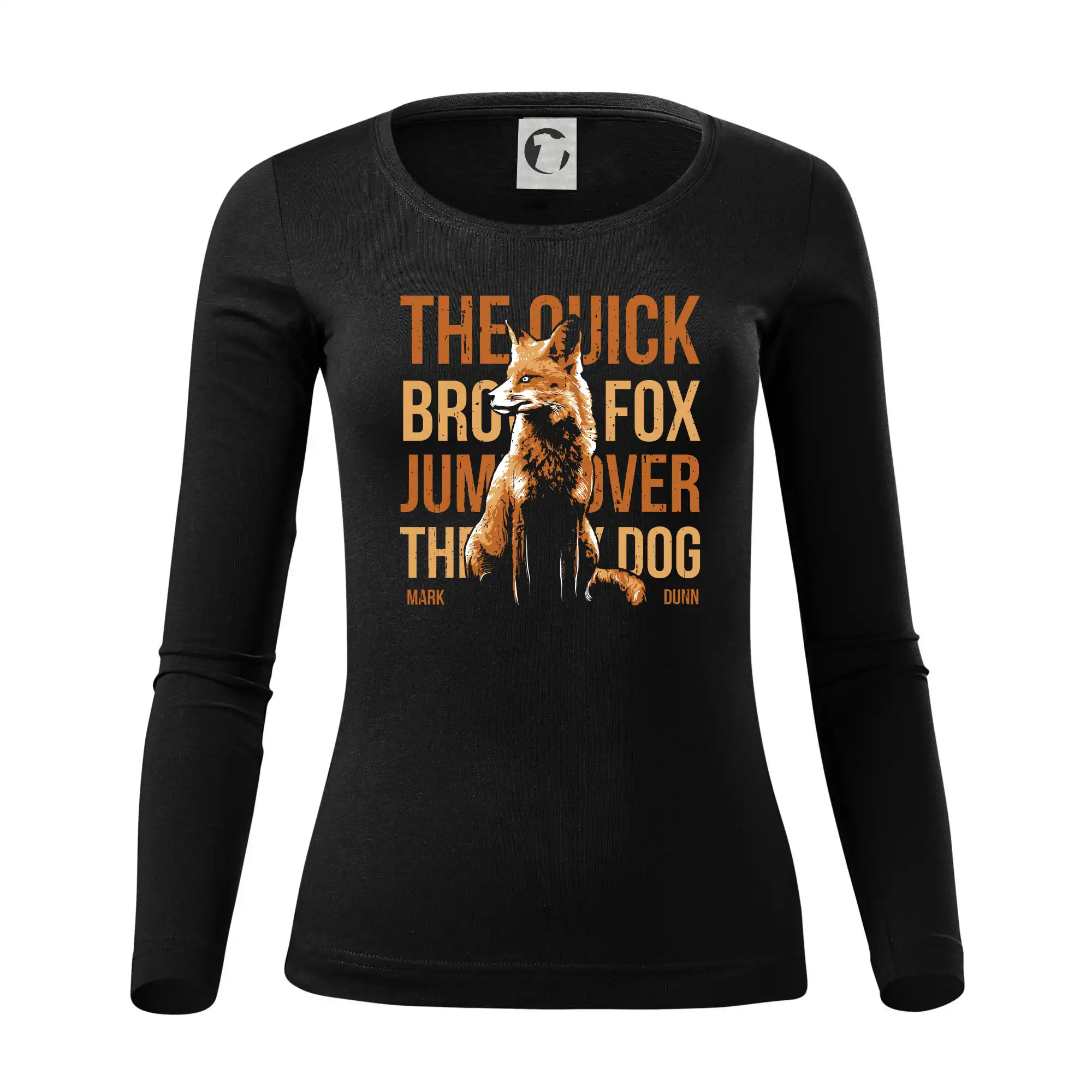Tričká so zvieratami - Fox quick - Dámske tričko FIT-T LS - zužené