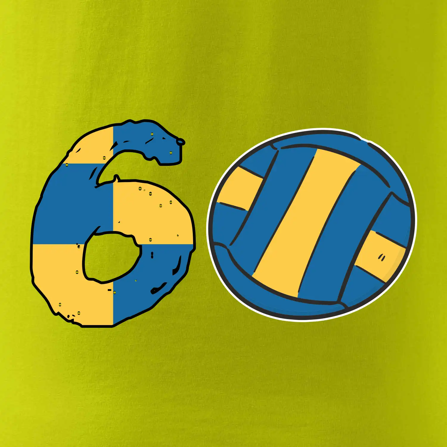 Volejbal kulaté narozeniny 60