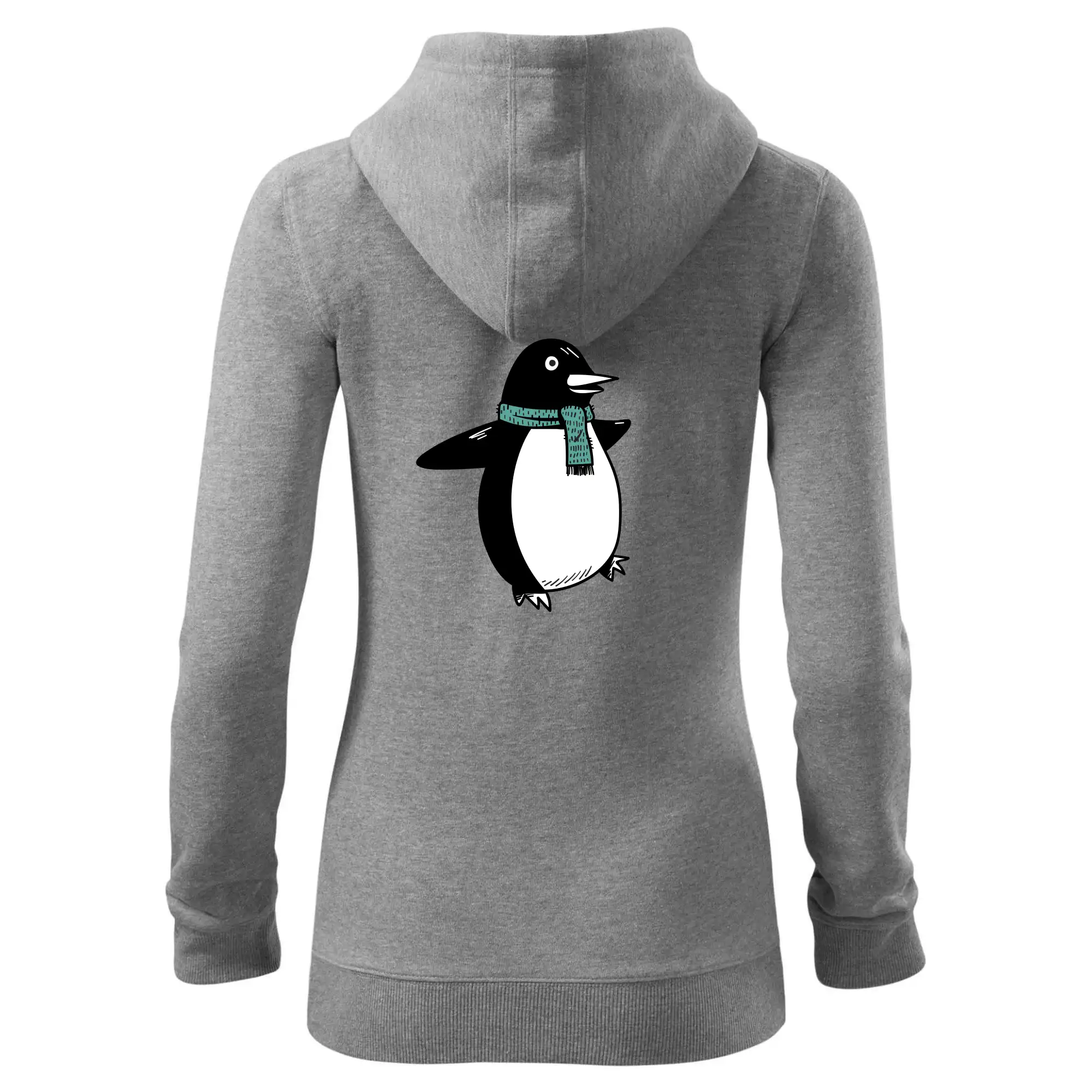 Tučňák se zelenou šálou