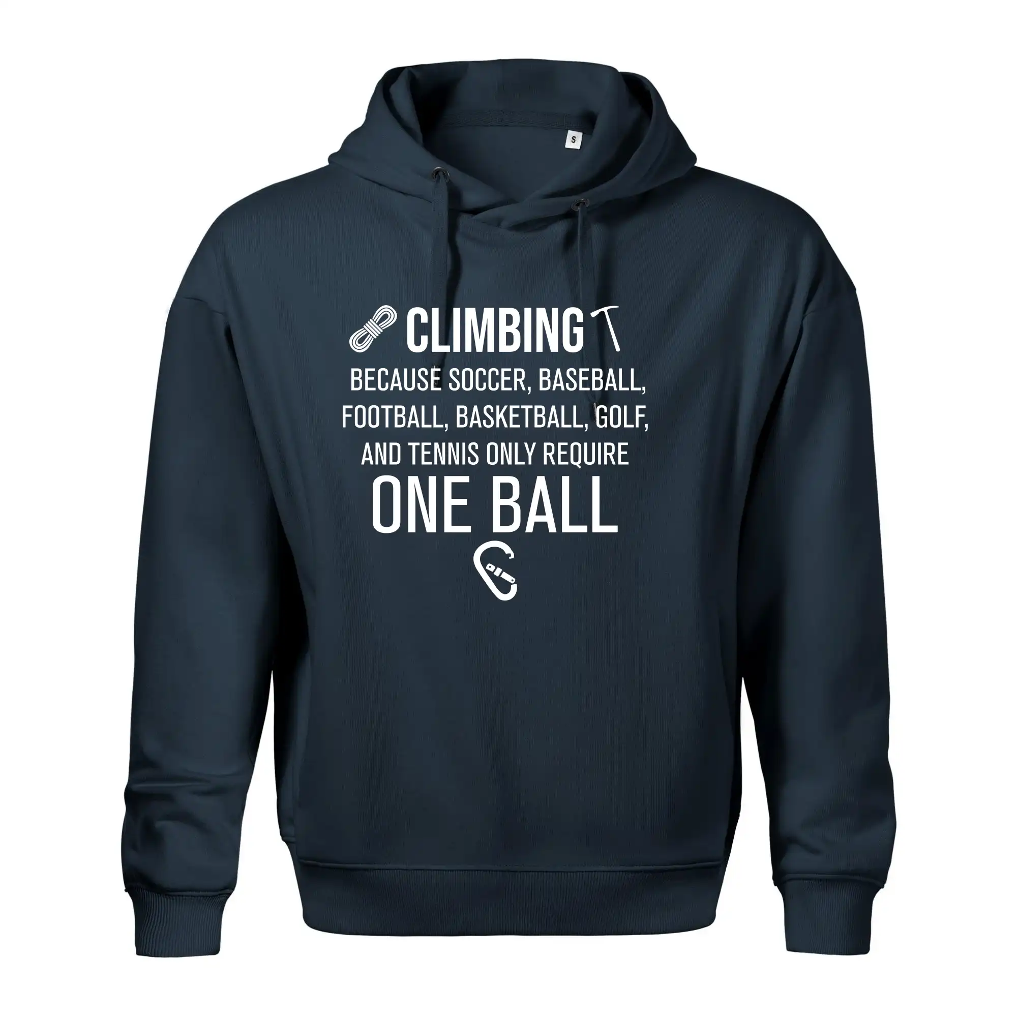 Climbing beacause one ball