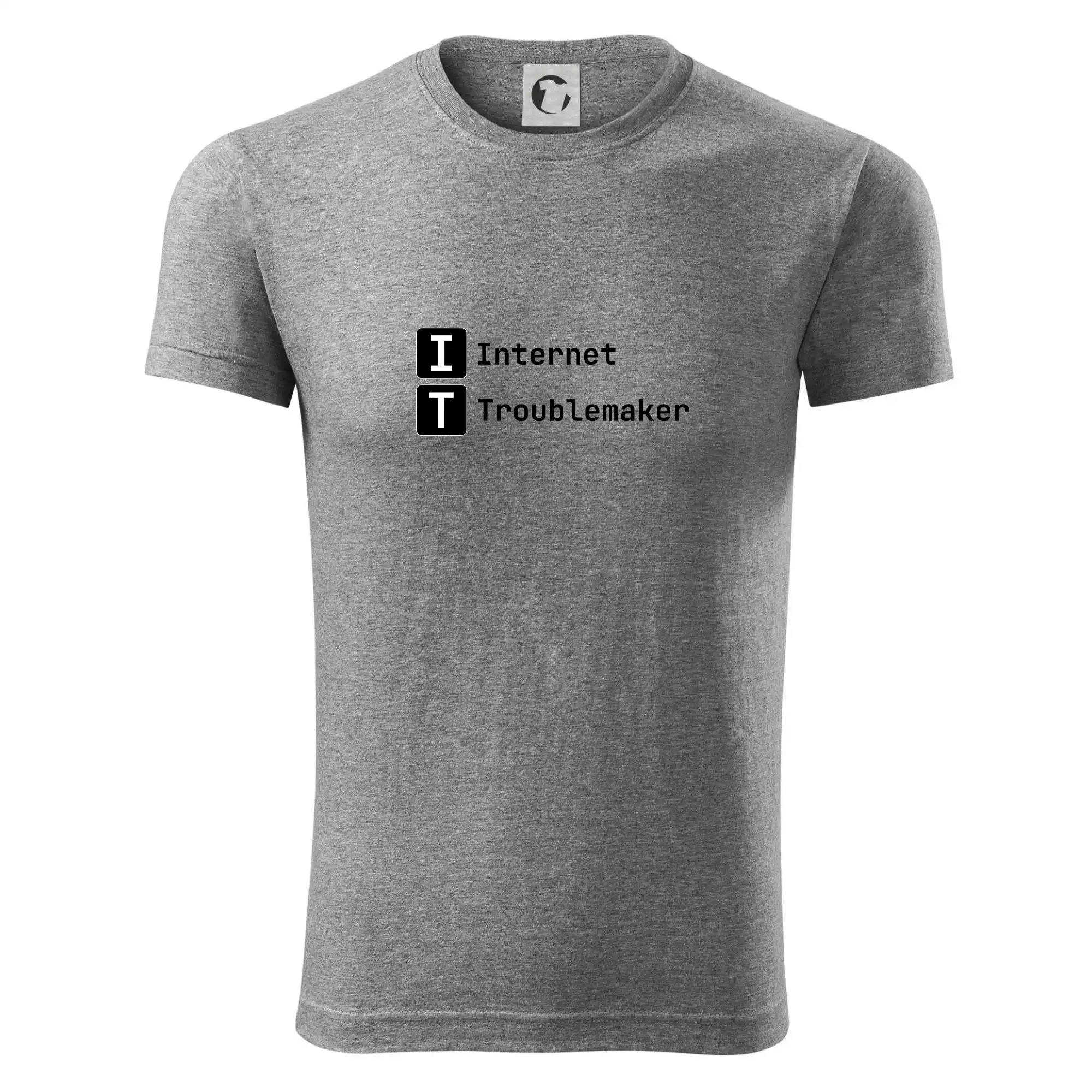 IT Nápis Internet Troublemaker