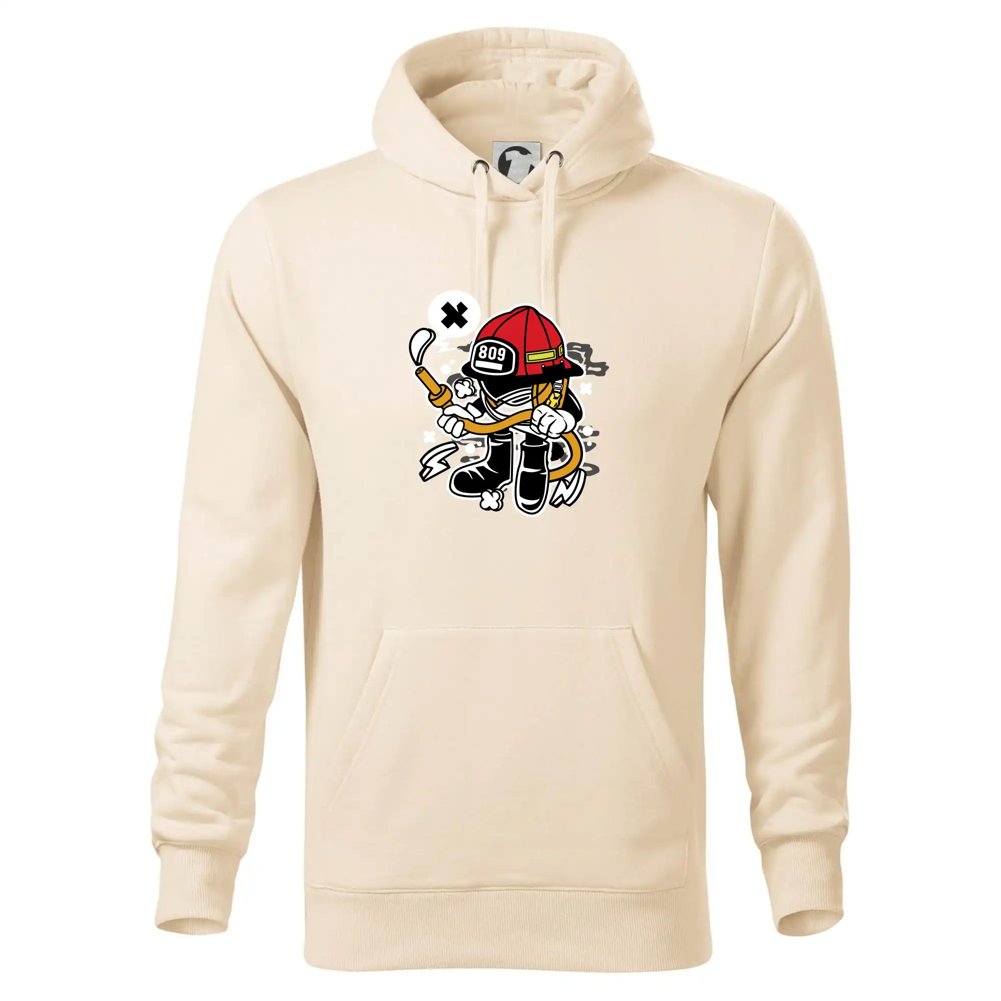 Originálne tričká pre hasičov - Fajrákmen - Mikina pánska Cape s kapucňou