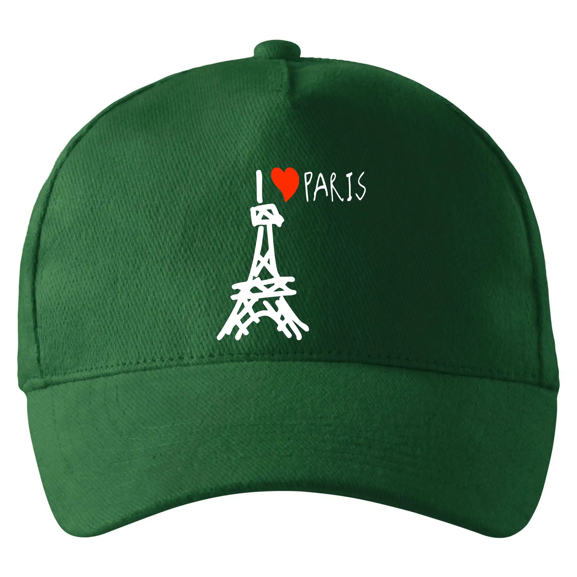 Tričká Francúzsko - I love Paris - Šiltovka so zahnutým šiltom a mosaznou sponou