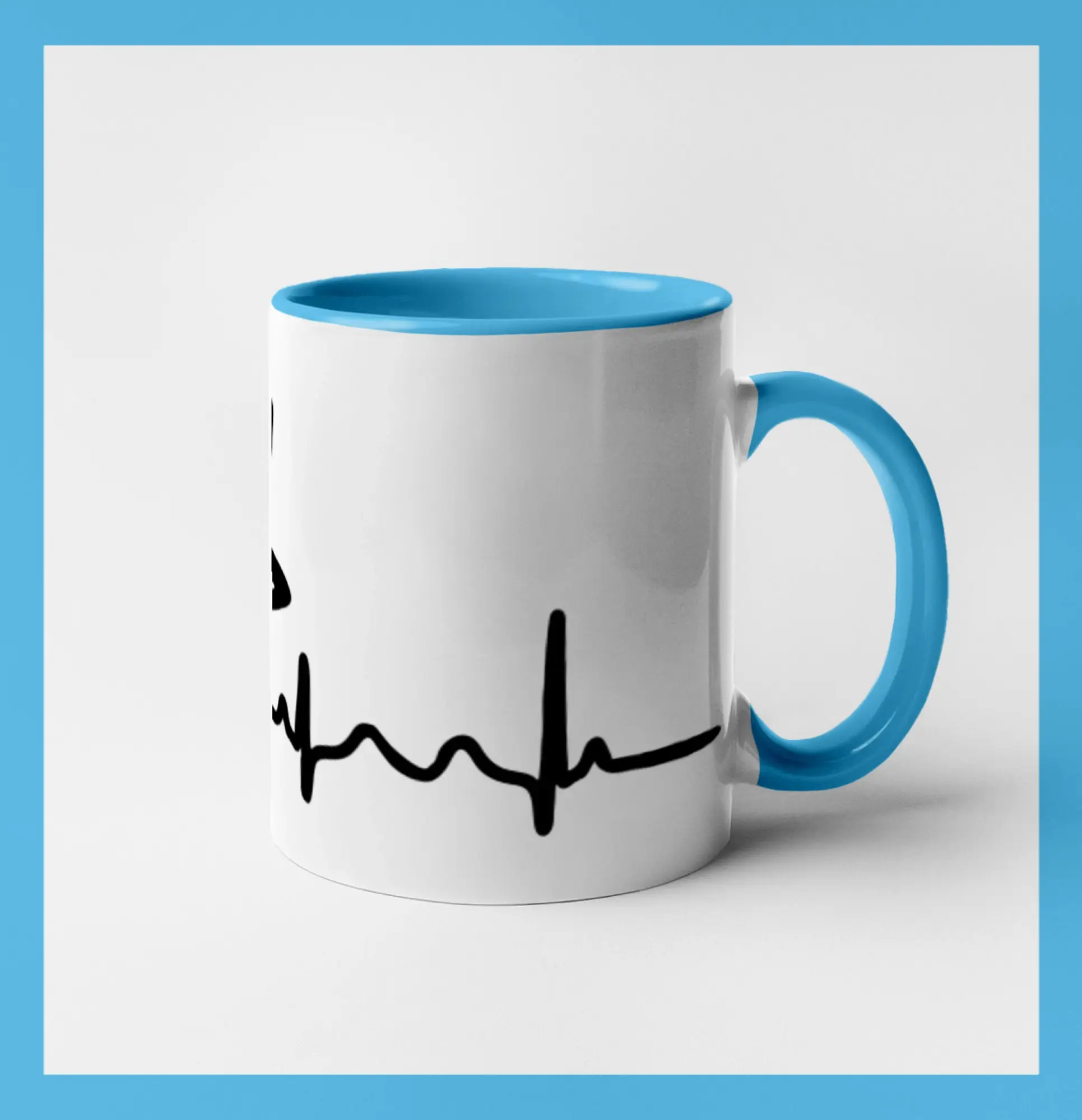 EKG tanečník muž - Hrnček 