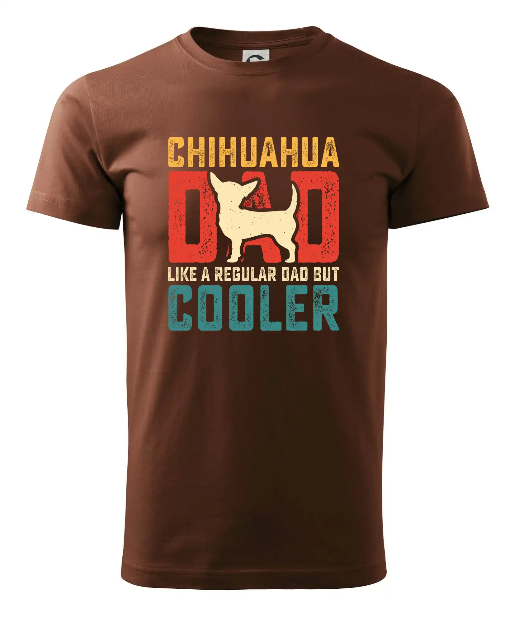 Čivava - Chihuahua dad like a regular dad - Pánske tričko nižšej gramáže
