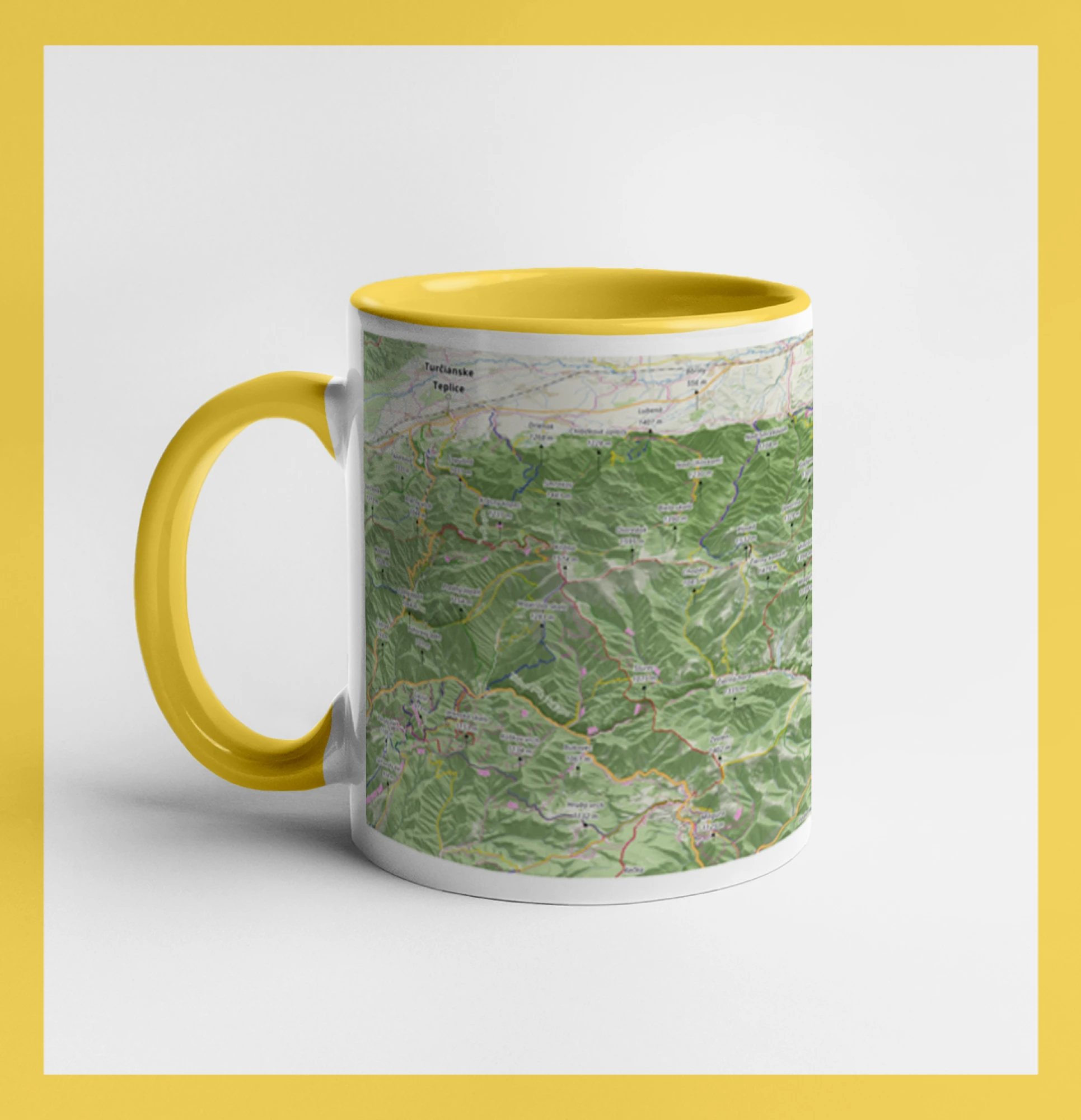 Hrnček mapa Veľká Fatra