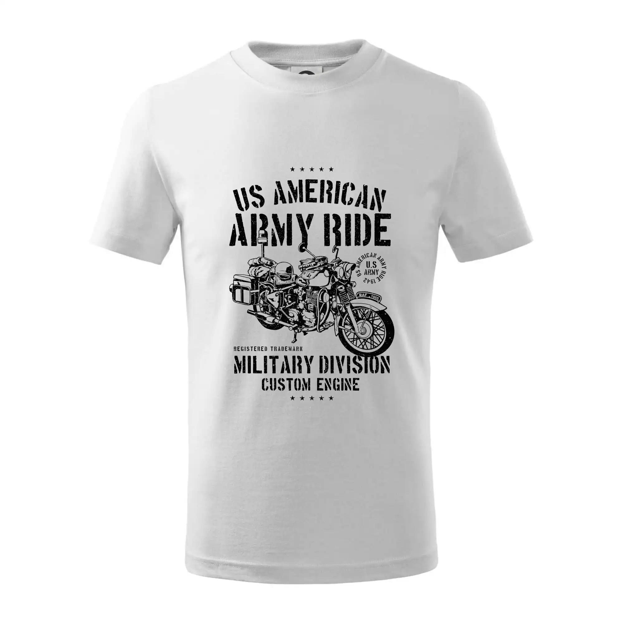 Army Ride Motorcycle - Tričko detské bavlnené