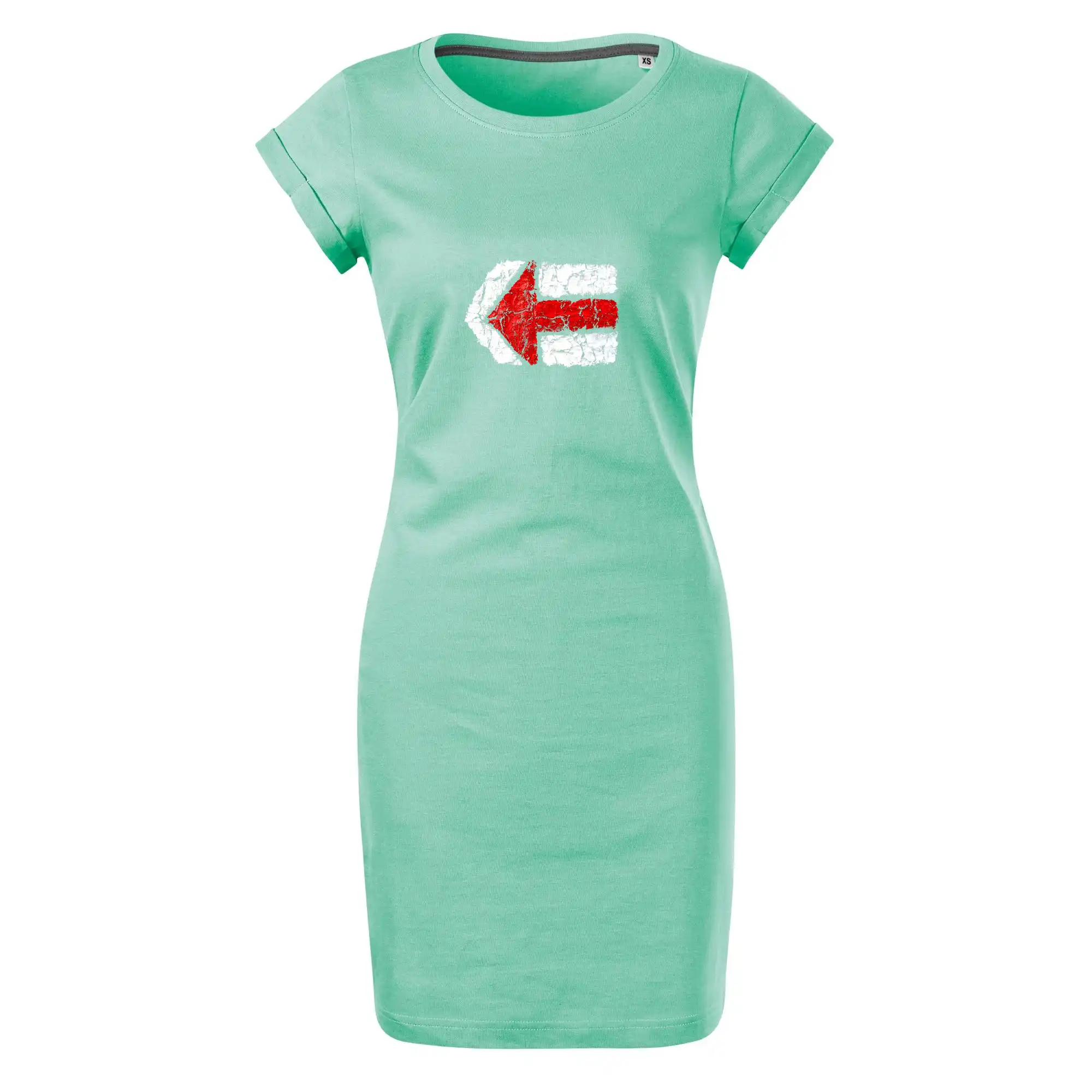 Trička na kempovanie - Párová turistická značka  červená - Tričko Šaty FREEDOM