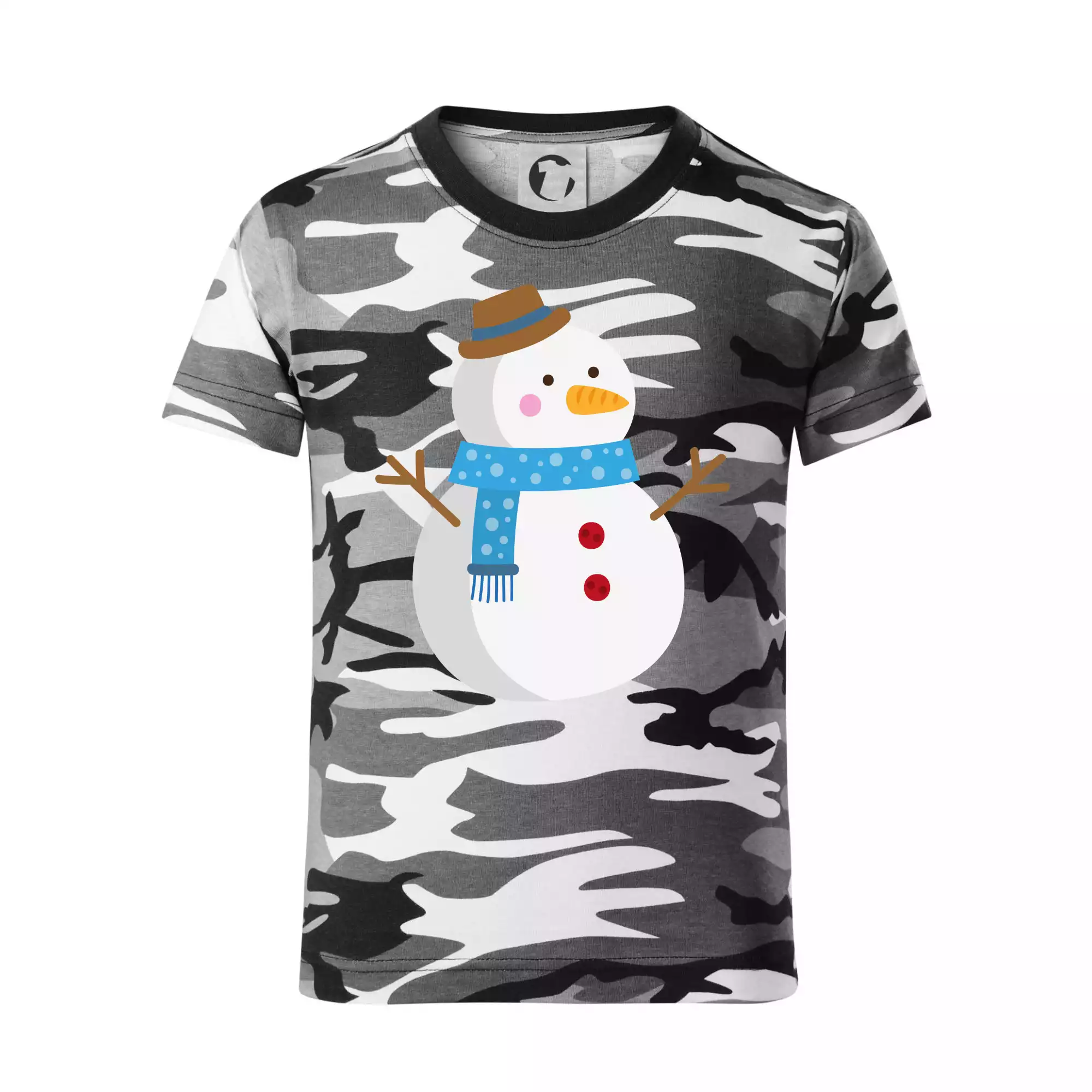 Sněhulák se šálou
