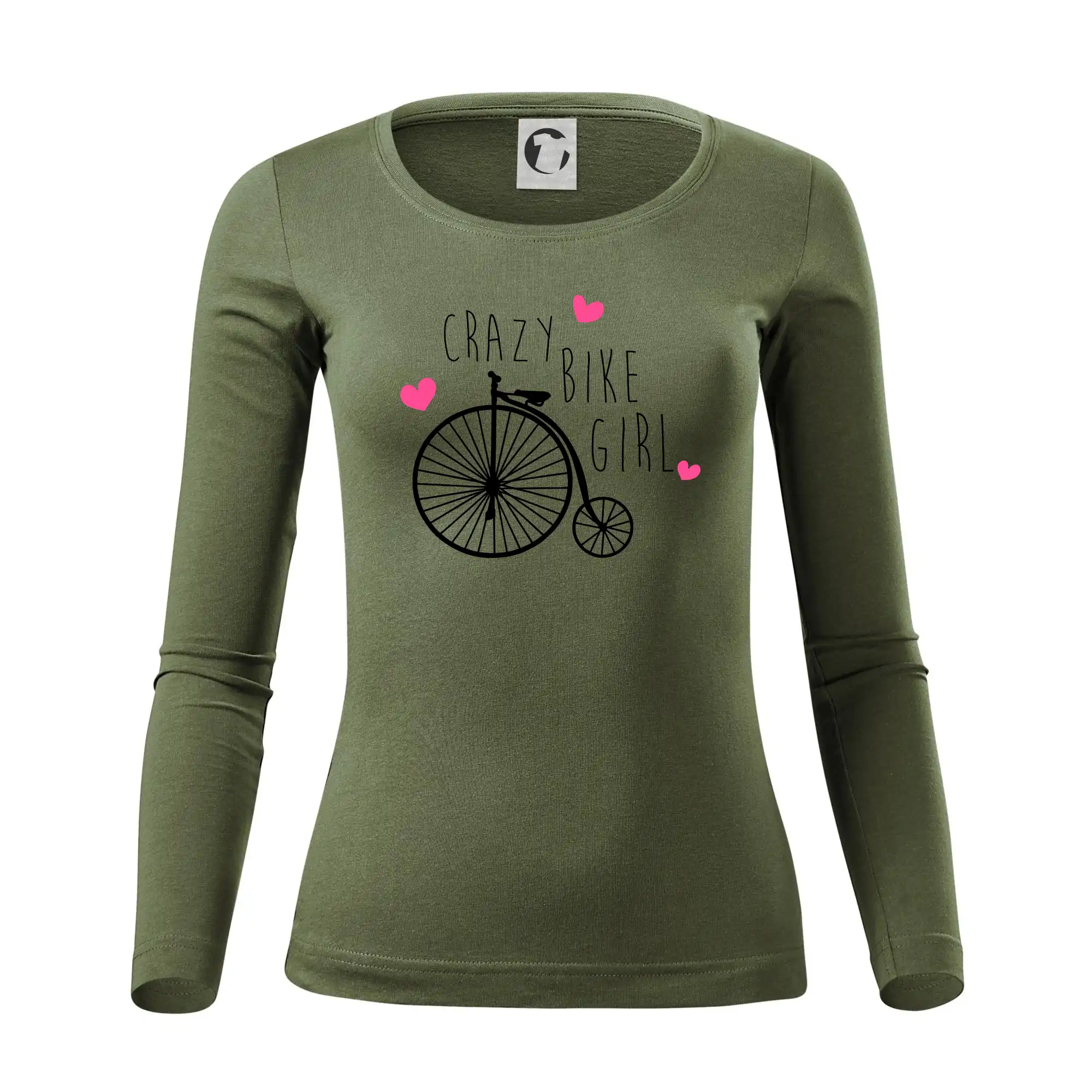 Crazy bike girl