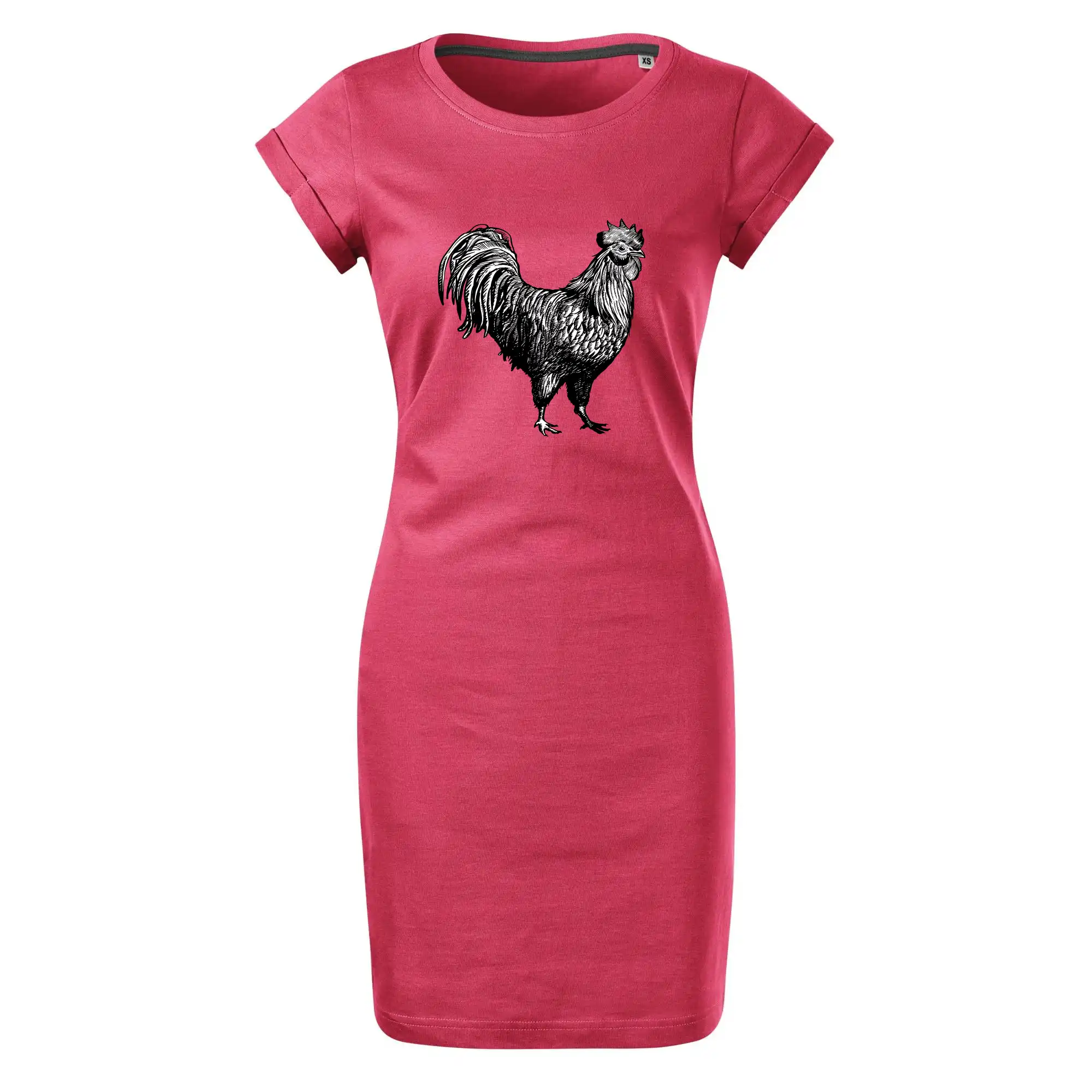 Kohout kreslený černobílý