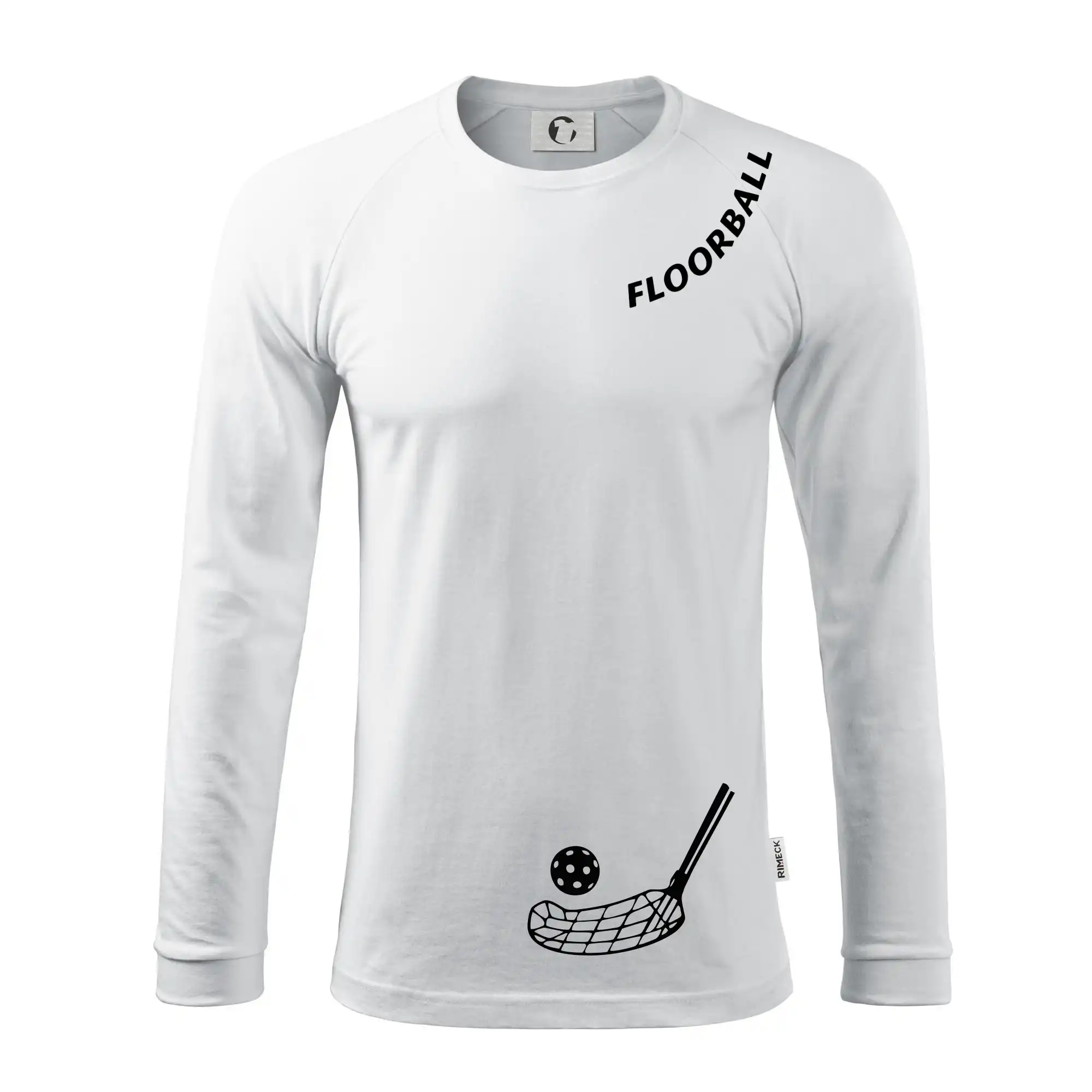 Floorball nápis šikmo