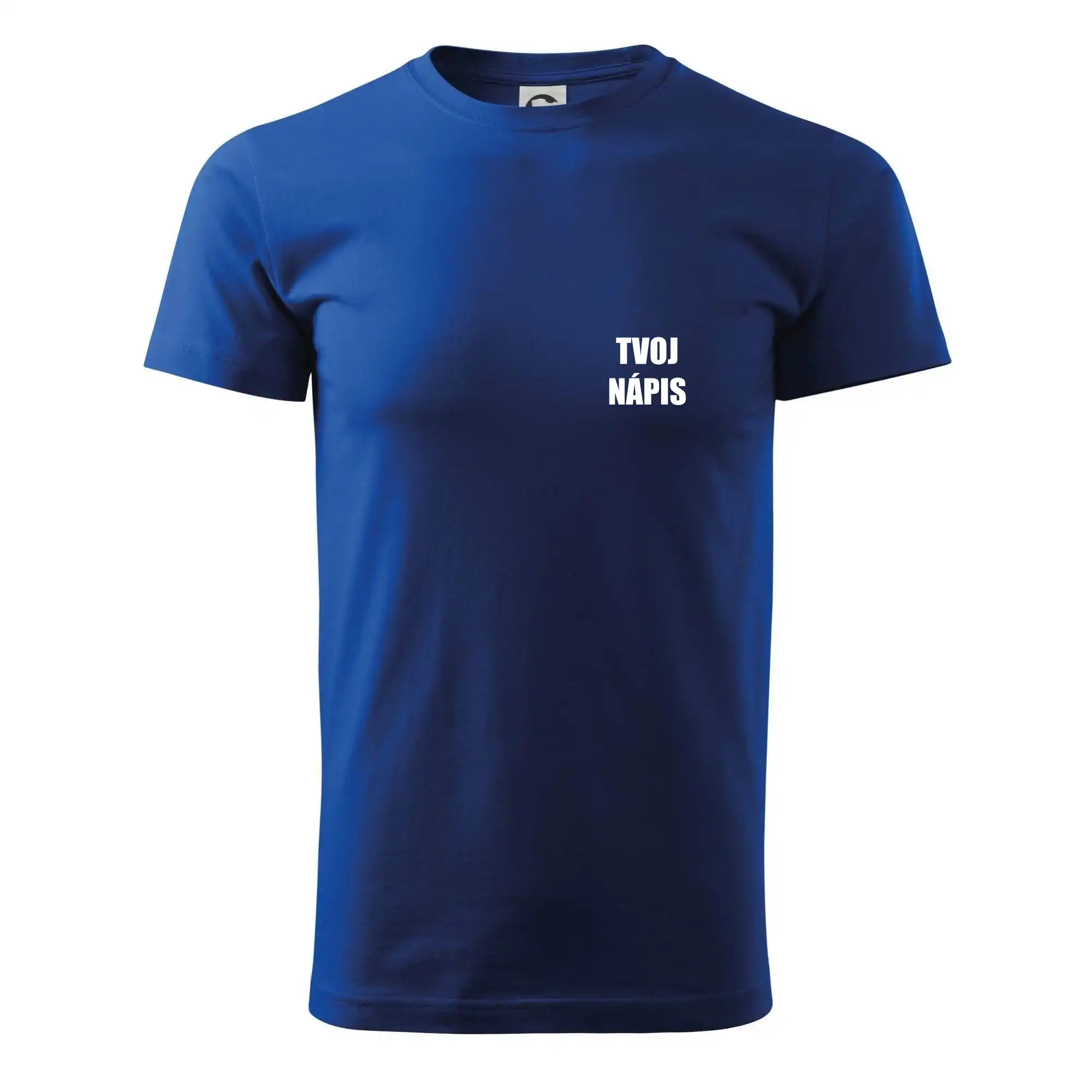 MyShirt tričká - Tvoj vlastný nápis tlačiaci - na prsníku - Pánske tričko nižšej gramáže