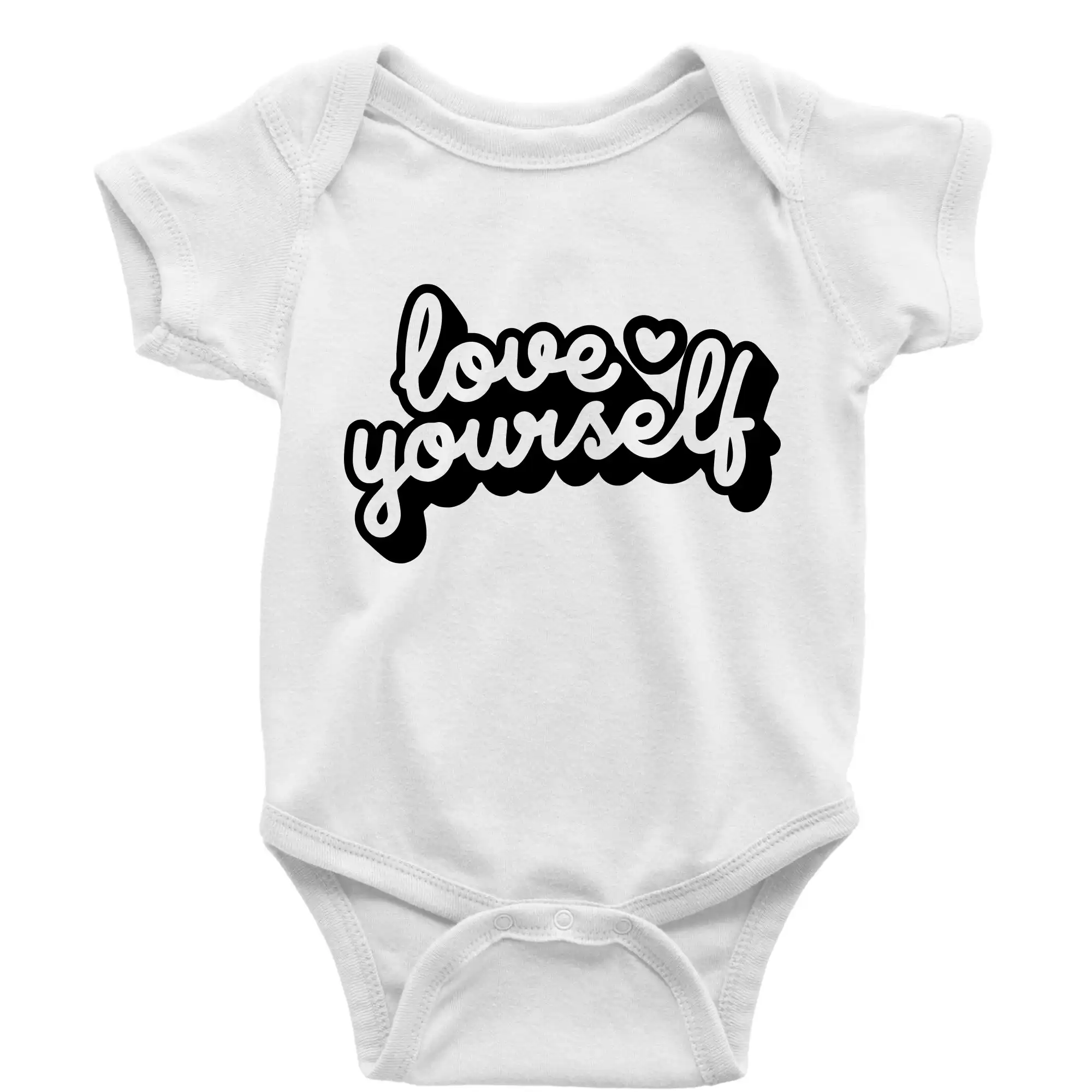 Tričká pre zamilovaných - Love Yourself - Body dojčenské s krátkym rukávom
