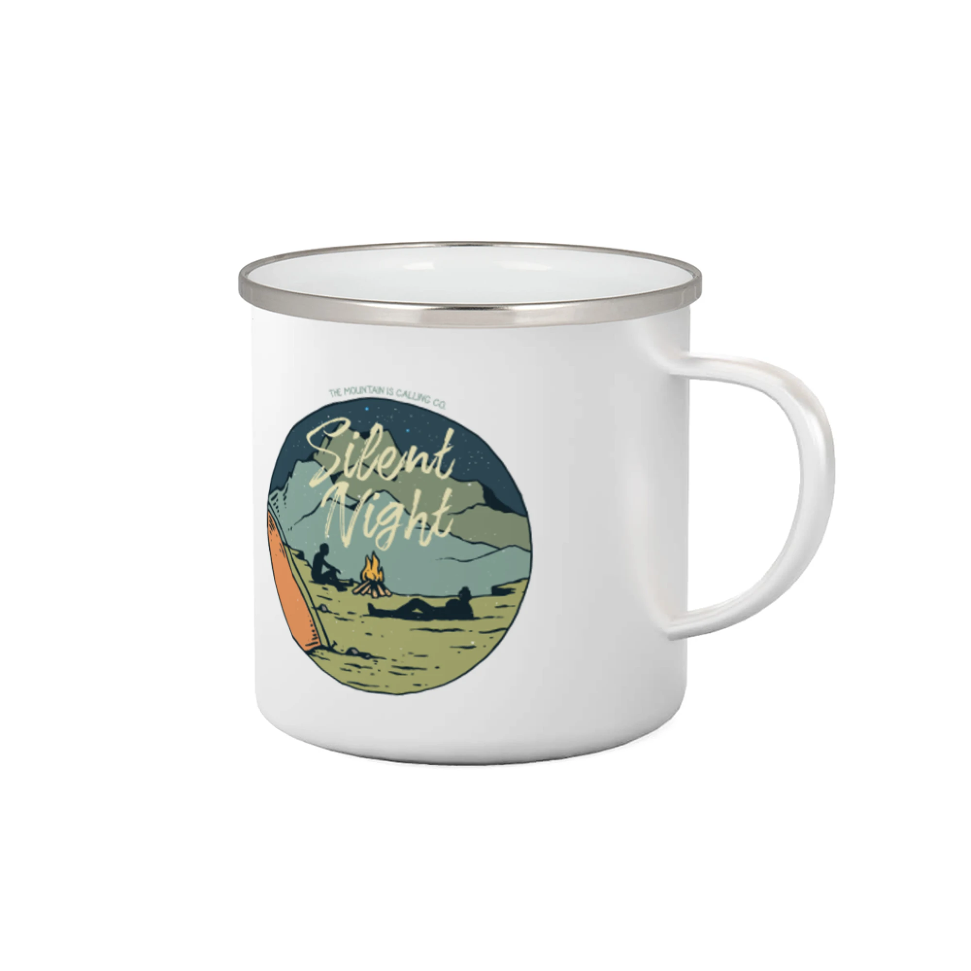 Trička na kempovanie - Camp oval Silent Night - Plecháčik