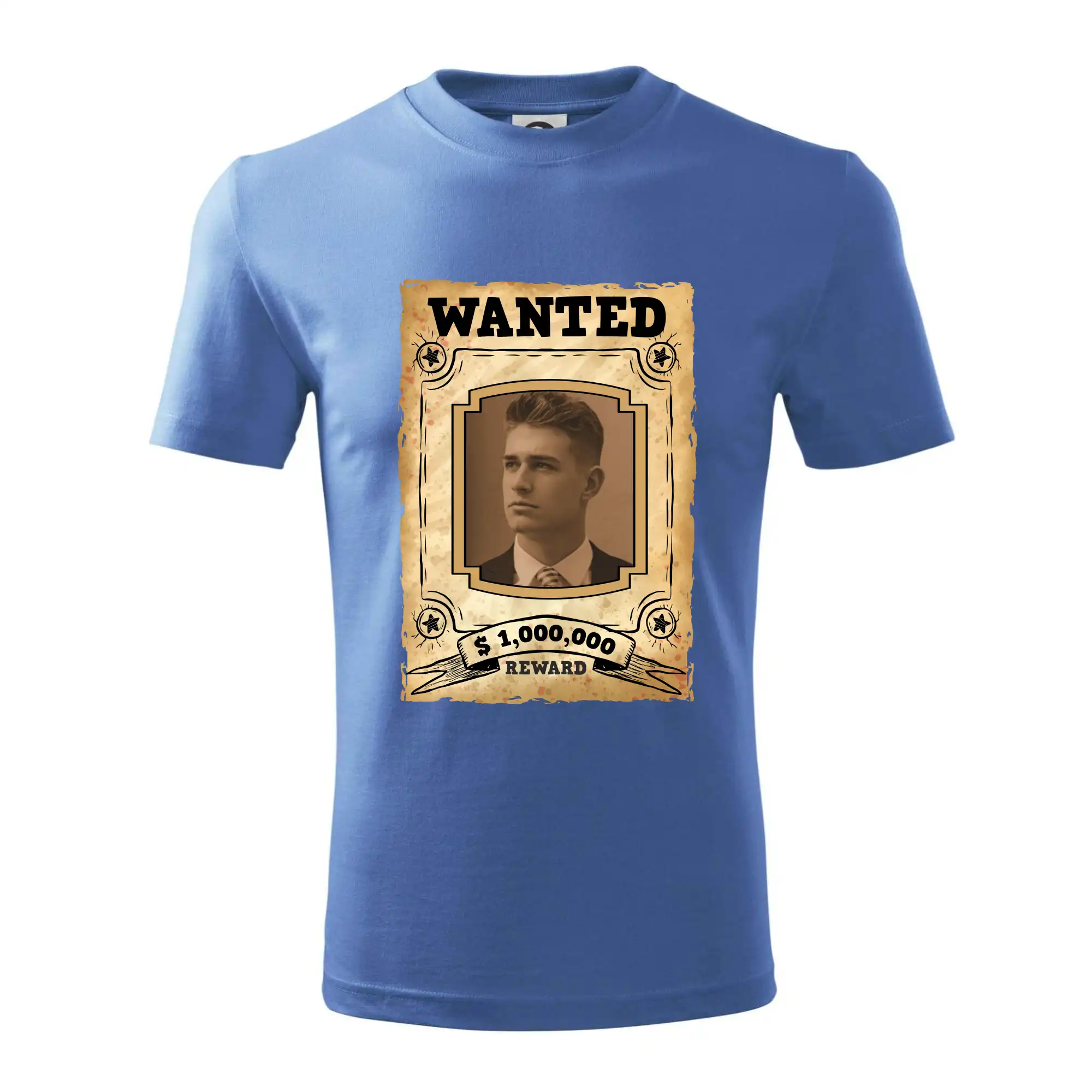 Geek Tričká - Wanted Fotka - Tričko detské bavlnené