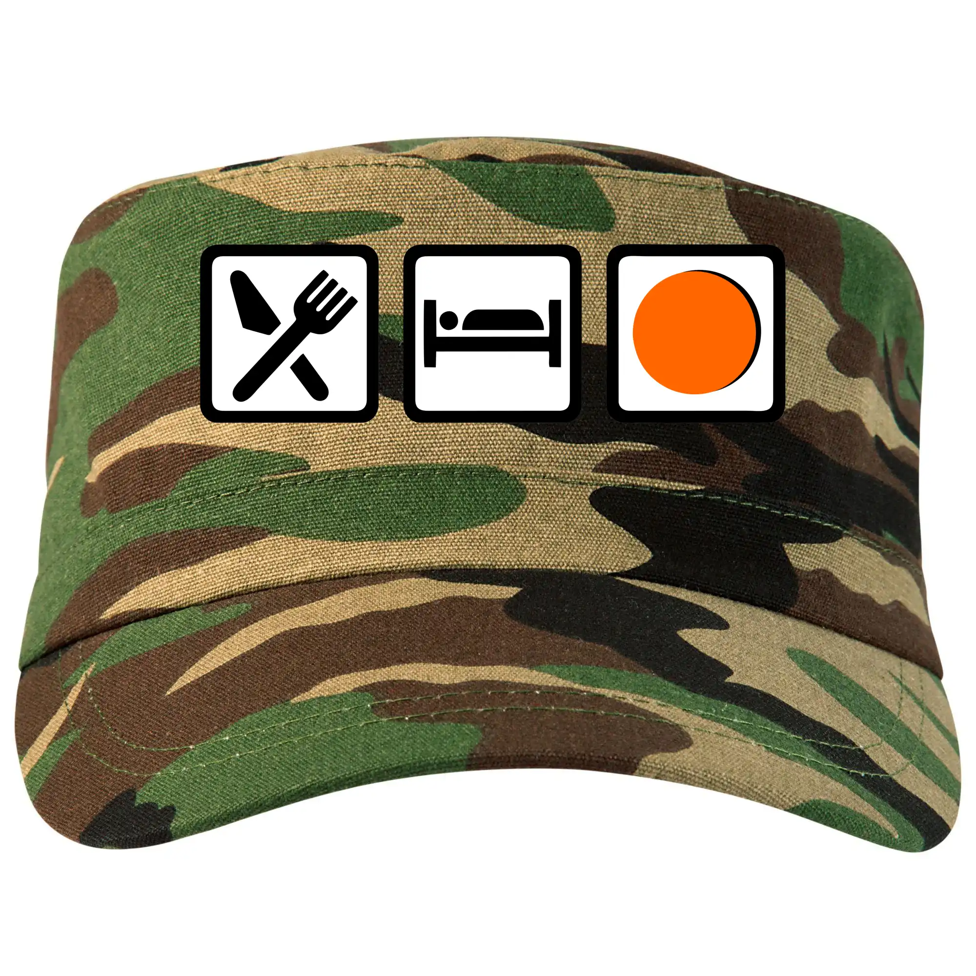 Ostatné športy - Eat sleep repat  hokejbal v řadě - Šiltovka CAMO