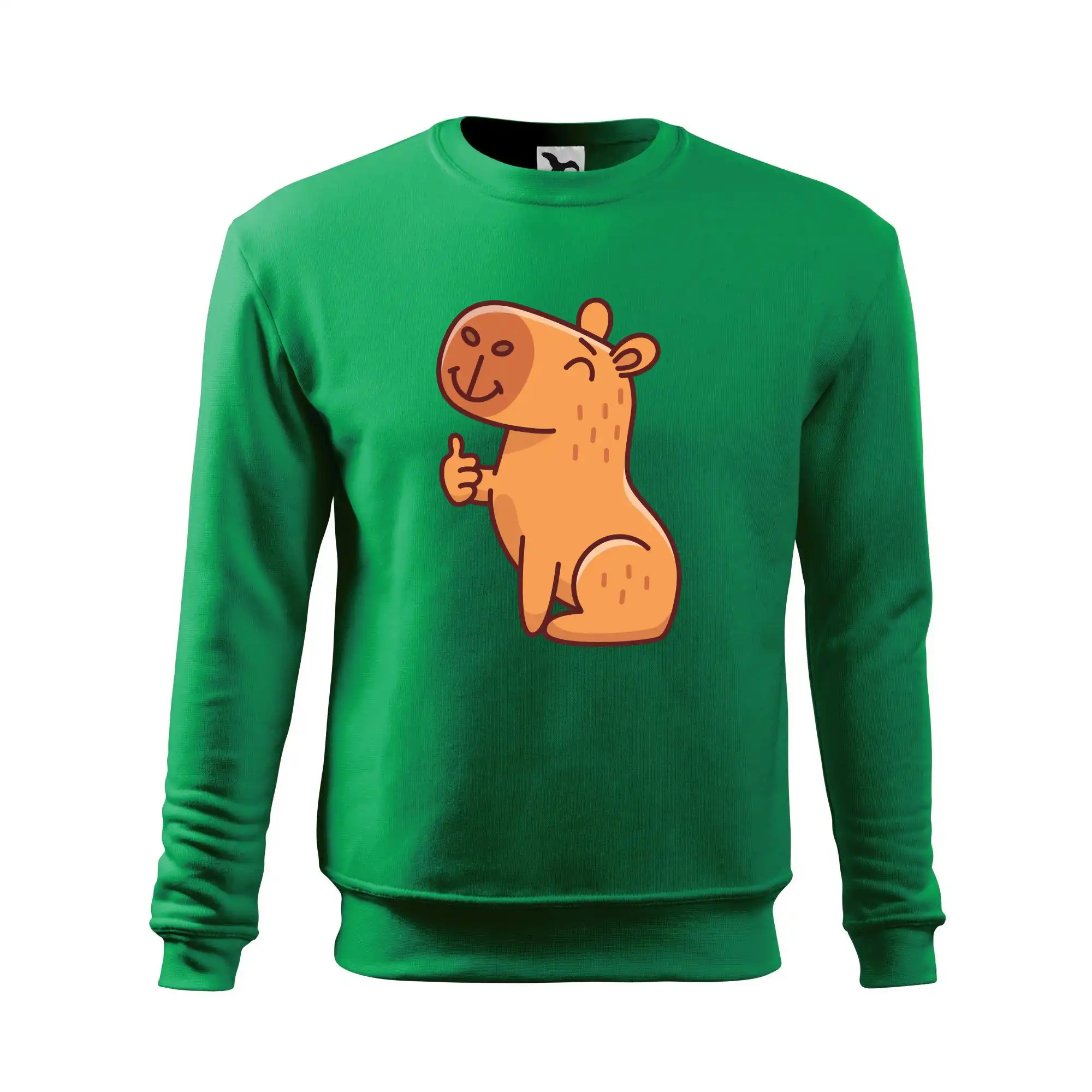 Kapybara s palcem nahoru