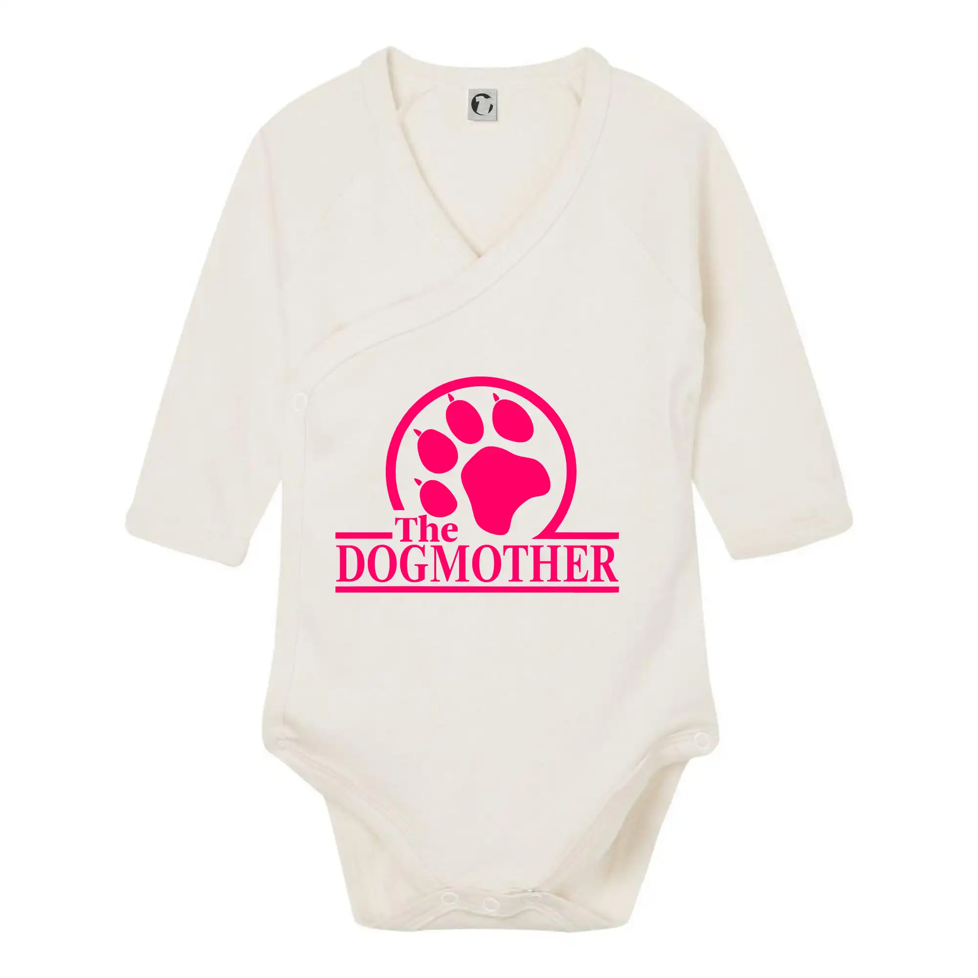 Ostatné psie plemená - Dogmother - Body zavinovacie s dlhým rukávom