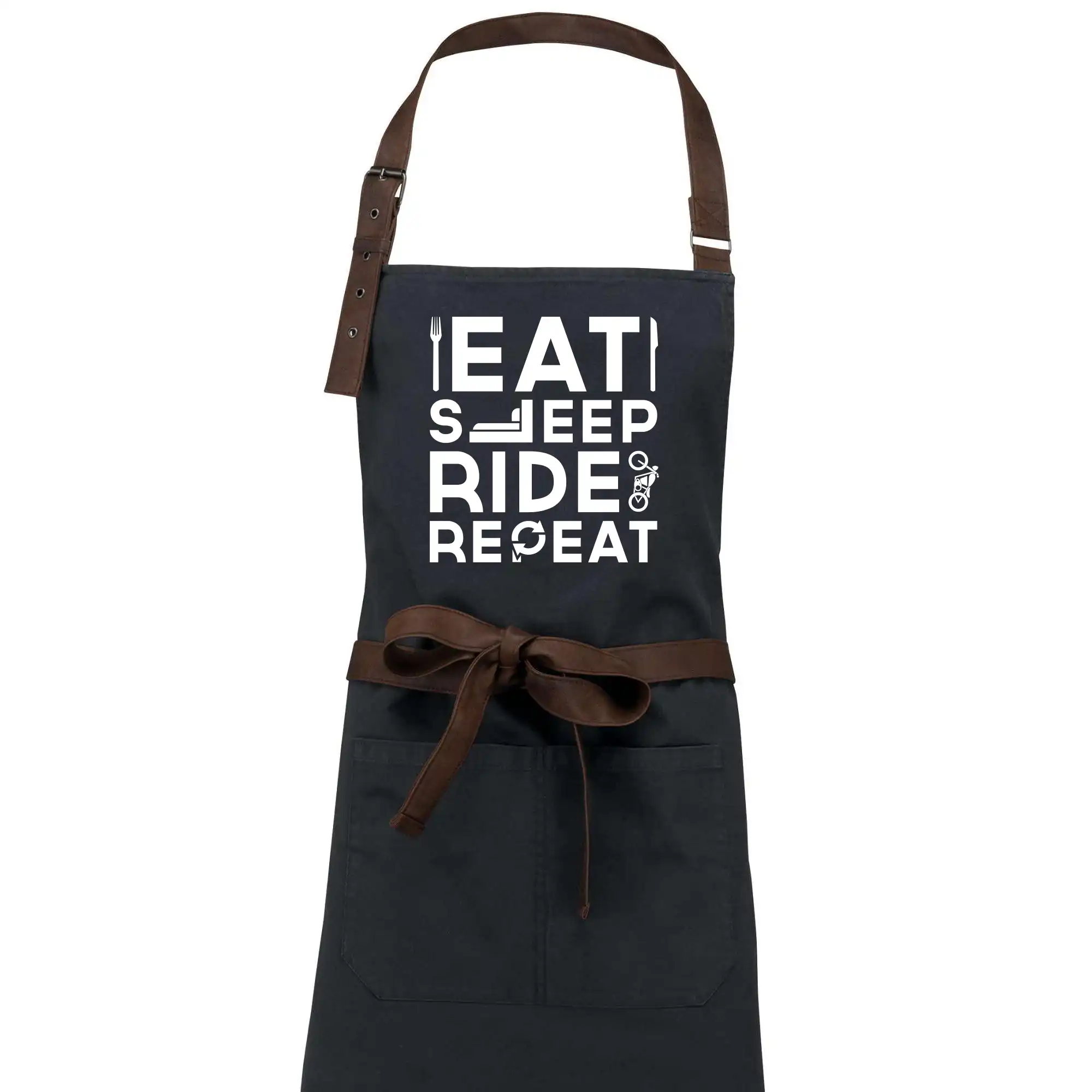Eat sleep repeat - Eat sleep ride moto - Zástera Vintage
