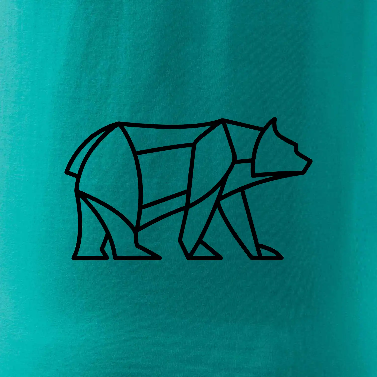 Geometrie lední medvěd chodící