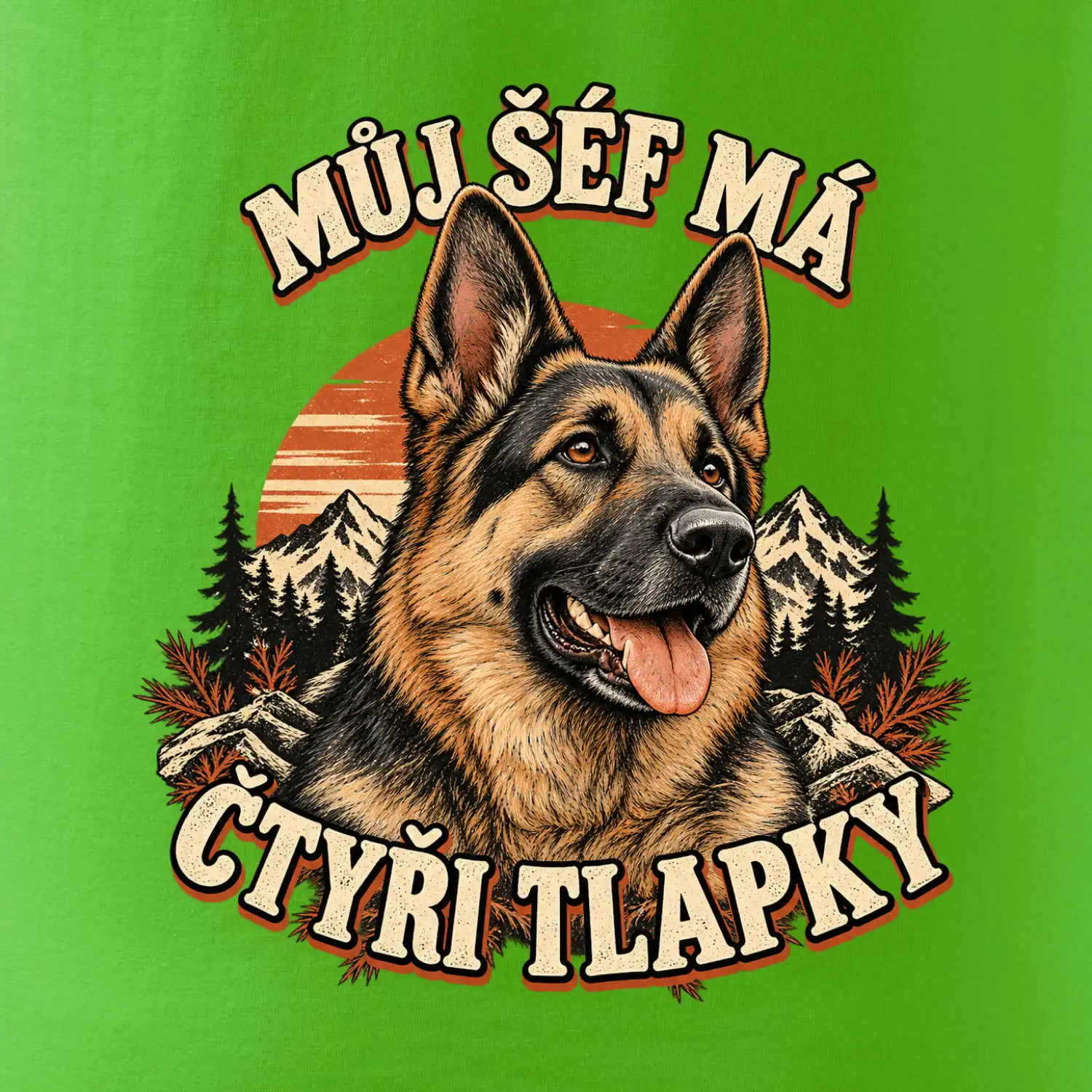 Můj šéf má čtyři tlapky - německý ovčák