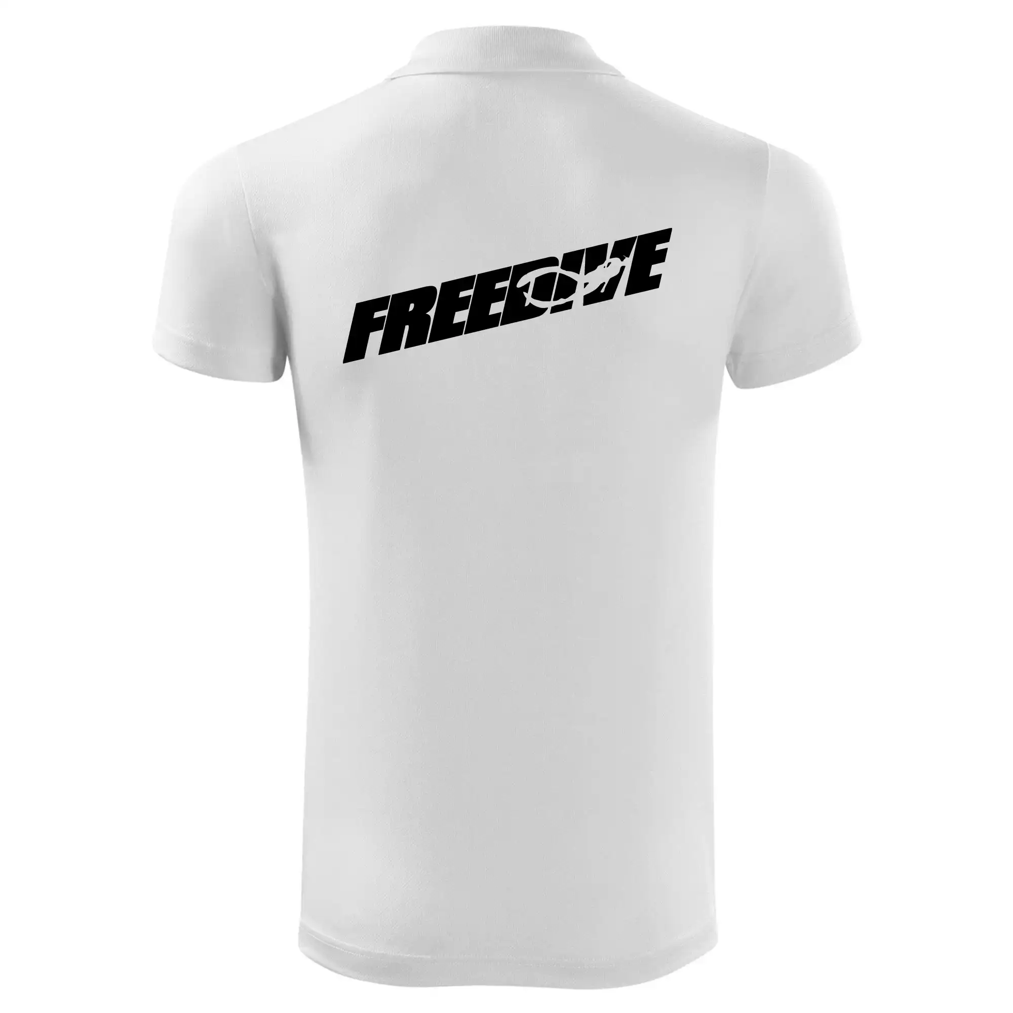 Freedive - nápis s potápěčem