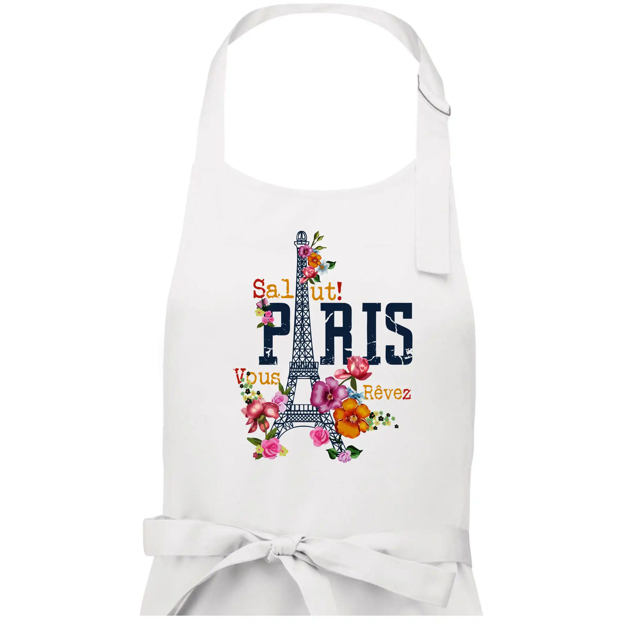 Tričká Francúzsko - Paris salut vous revez - Dámska zástera na varenie