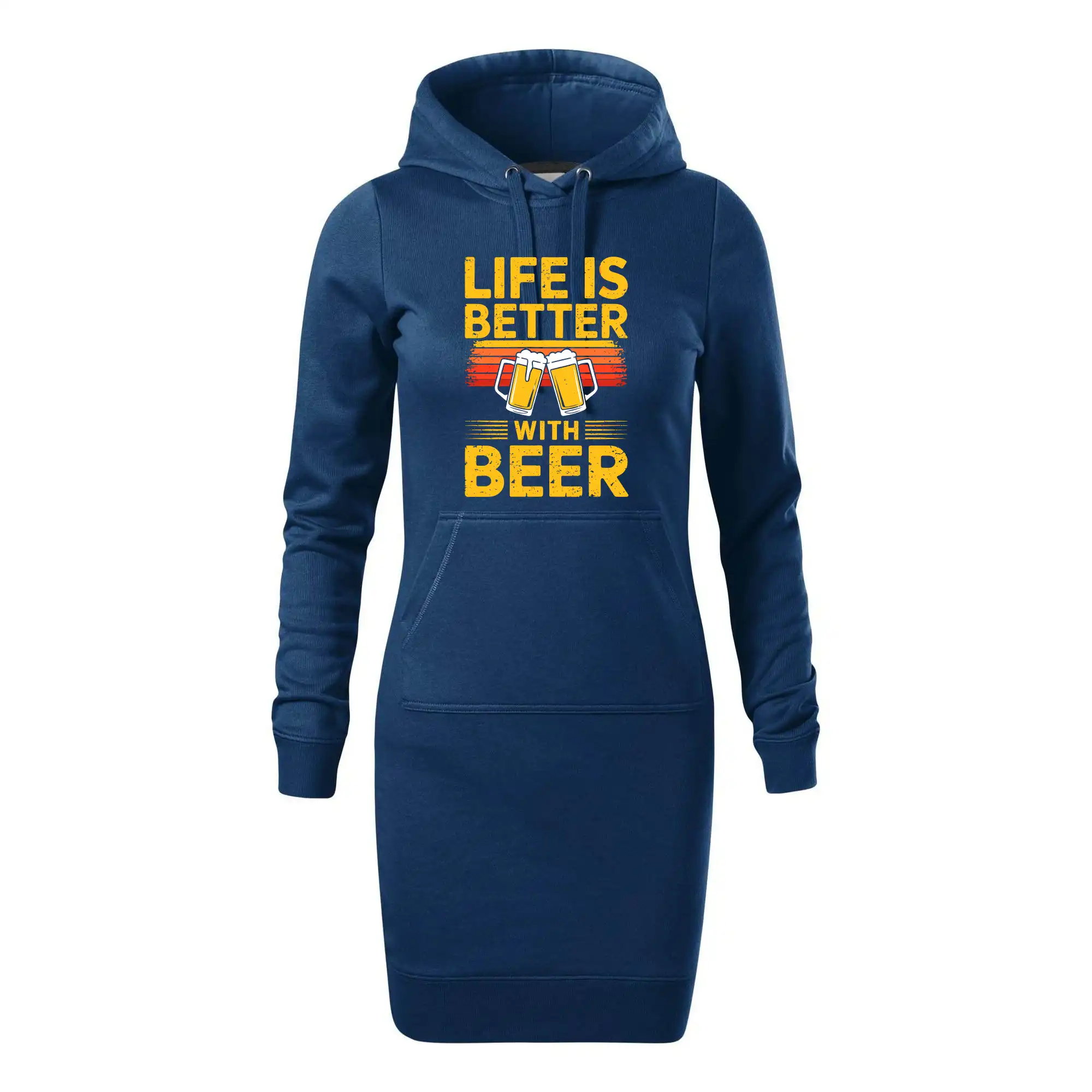 Life is better with beer - oranžové