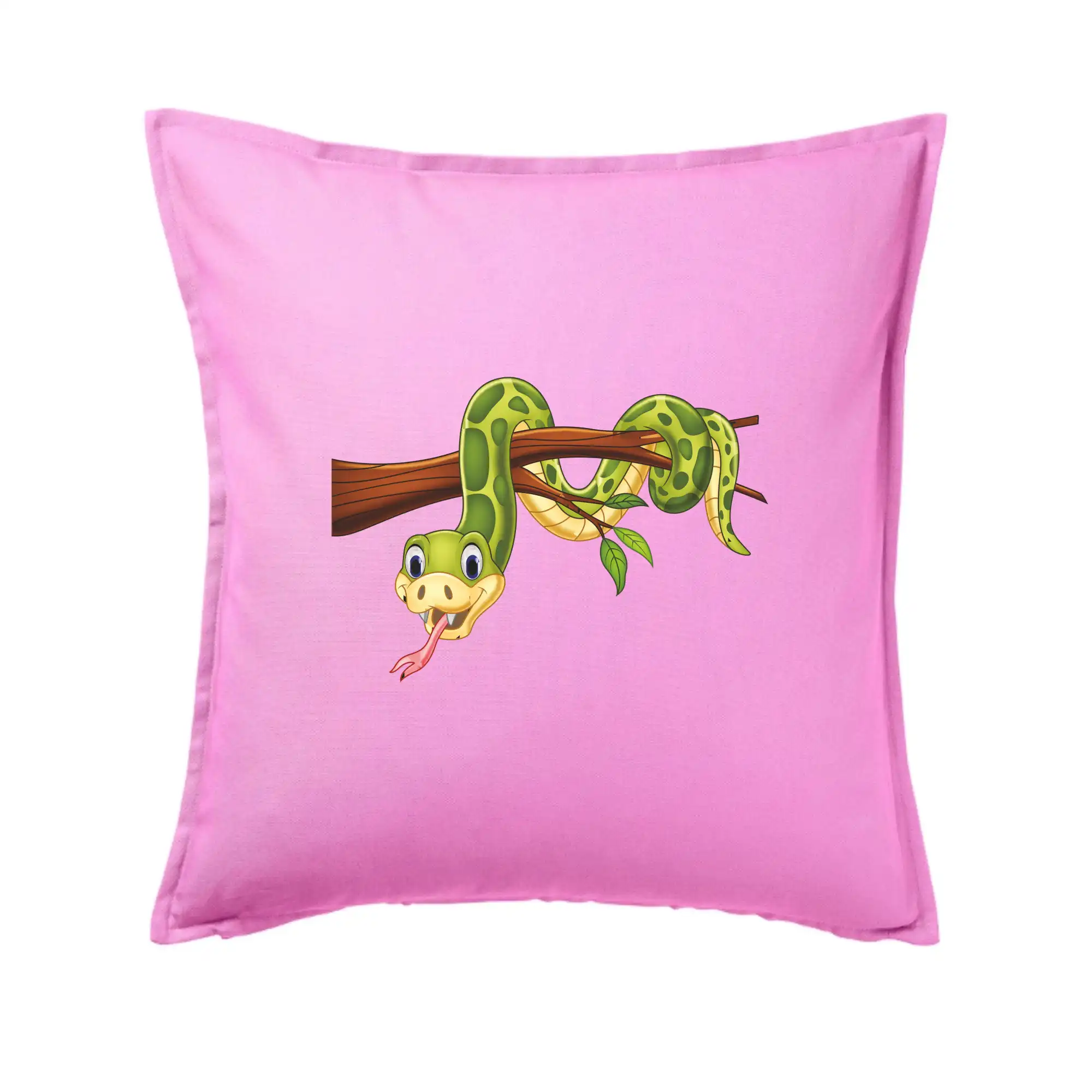 Tričká so zvieratami - Had na vetve - Vankúš 50x50