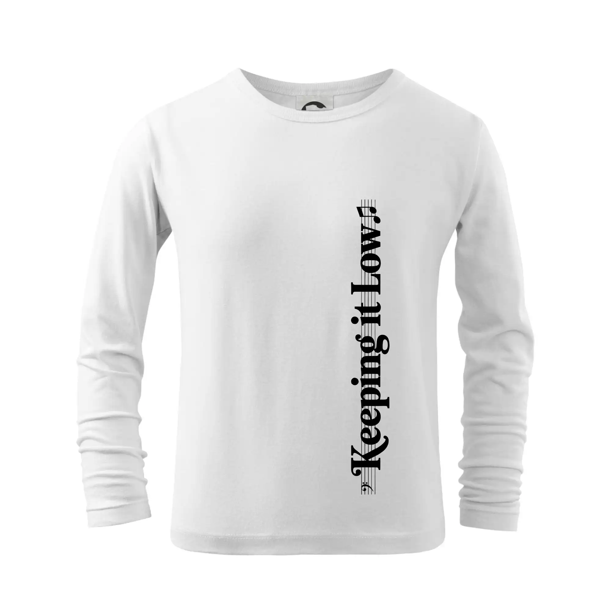 KEEPING IT LOW NA VÝŠKU - basový kľúč - Tričko detské Long Sleeve