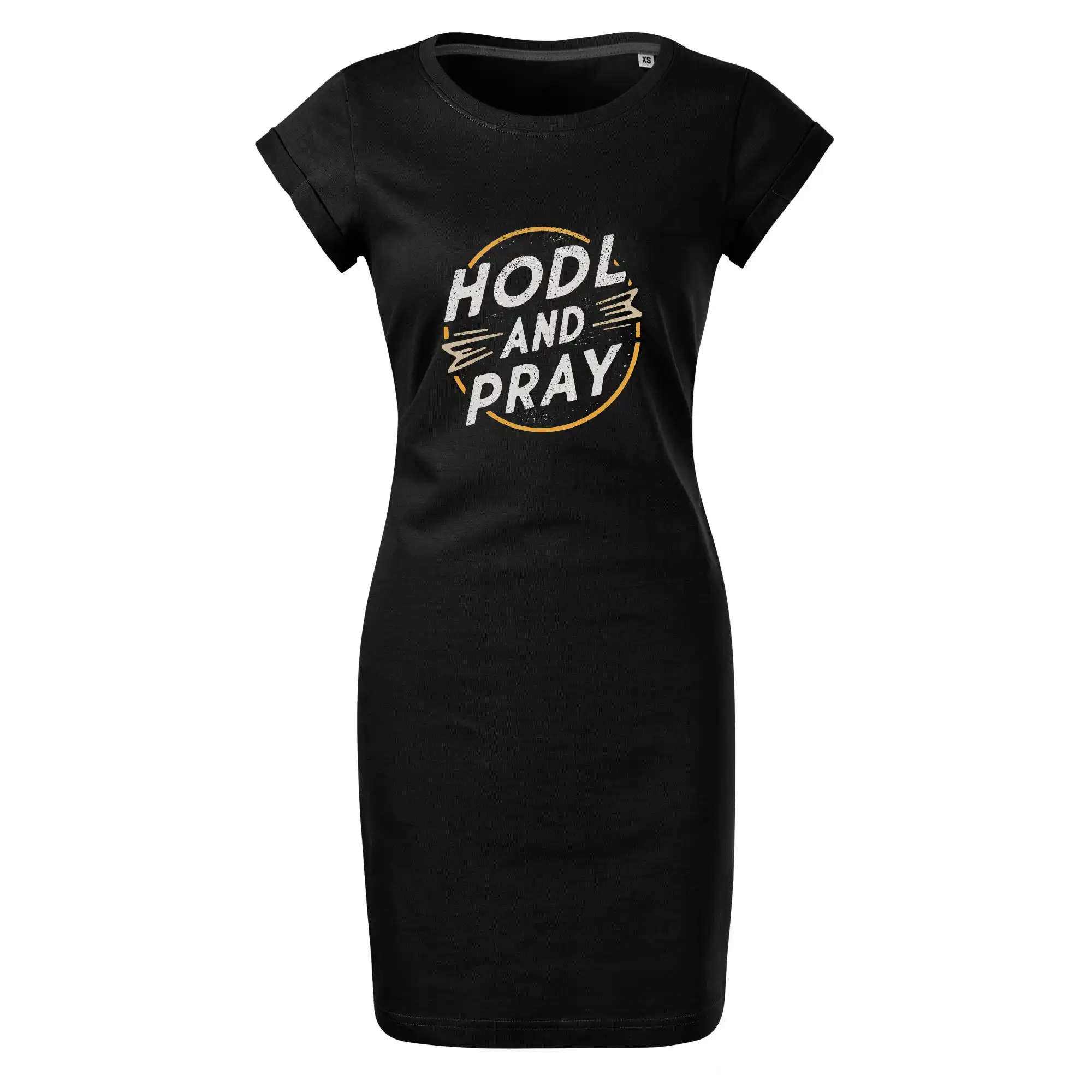 Bitcoin Hodl and pray - Tričko Šaty FREEDOM