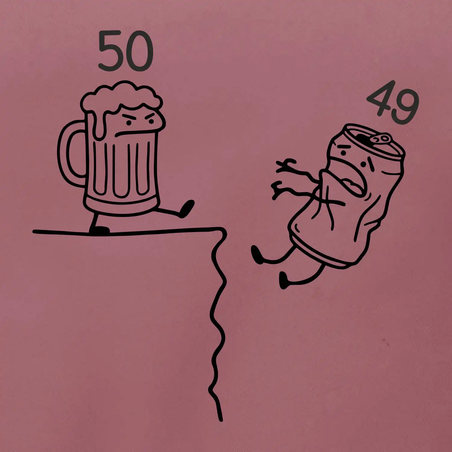 Pivo narozeniny - útes 50 let