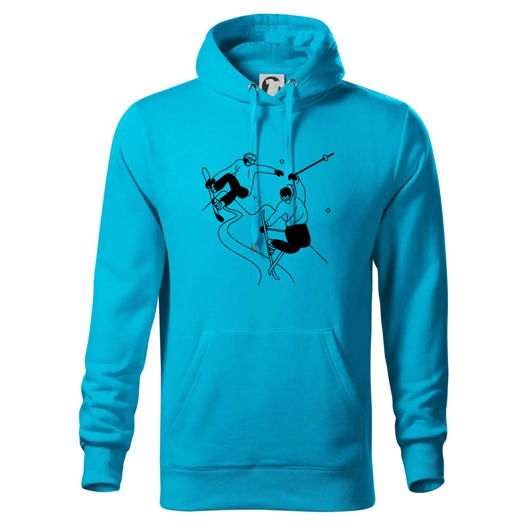 Lyžovaní - kresleny obrázek