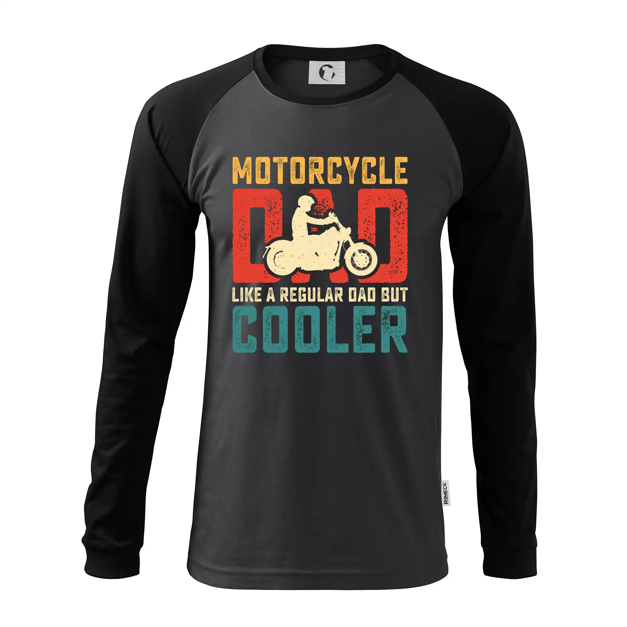 Motorcycle dad like a regular dad but cooler