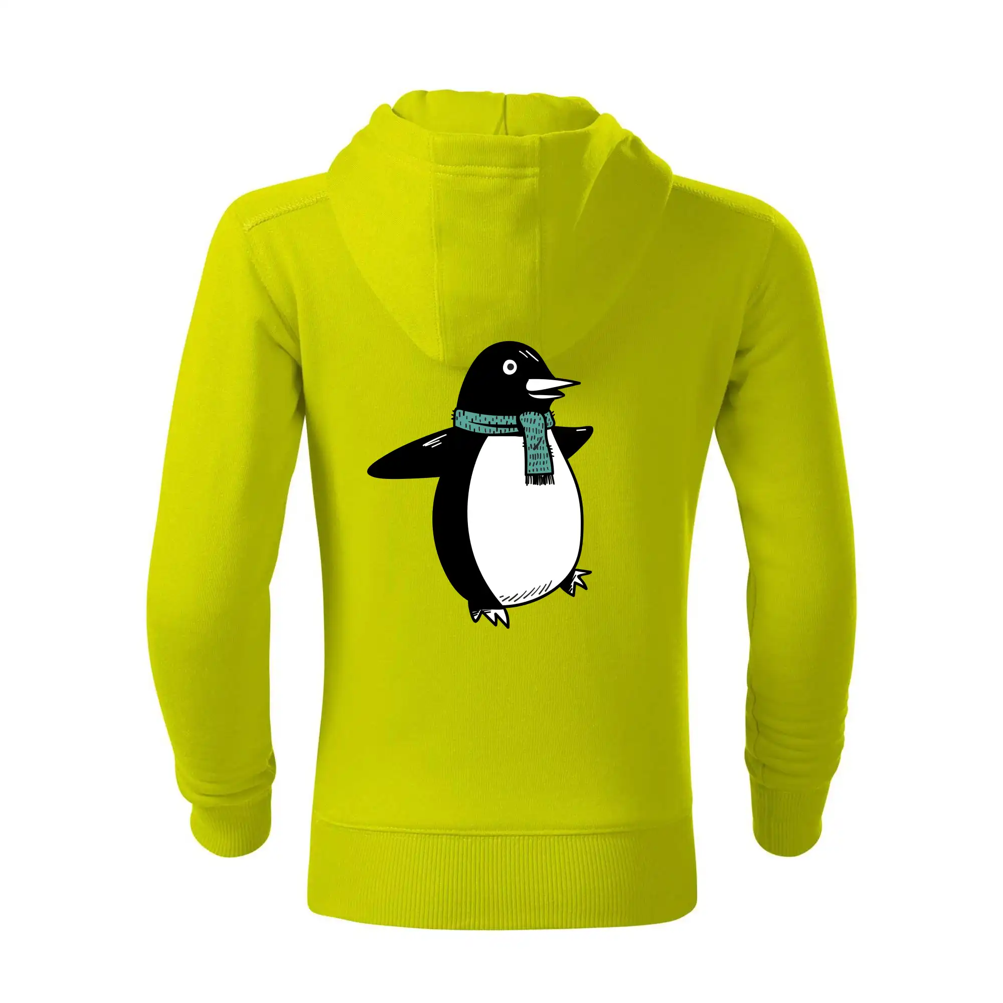 Tučňák se zelenou šálou