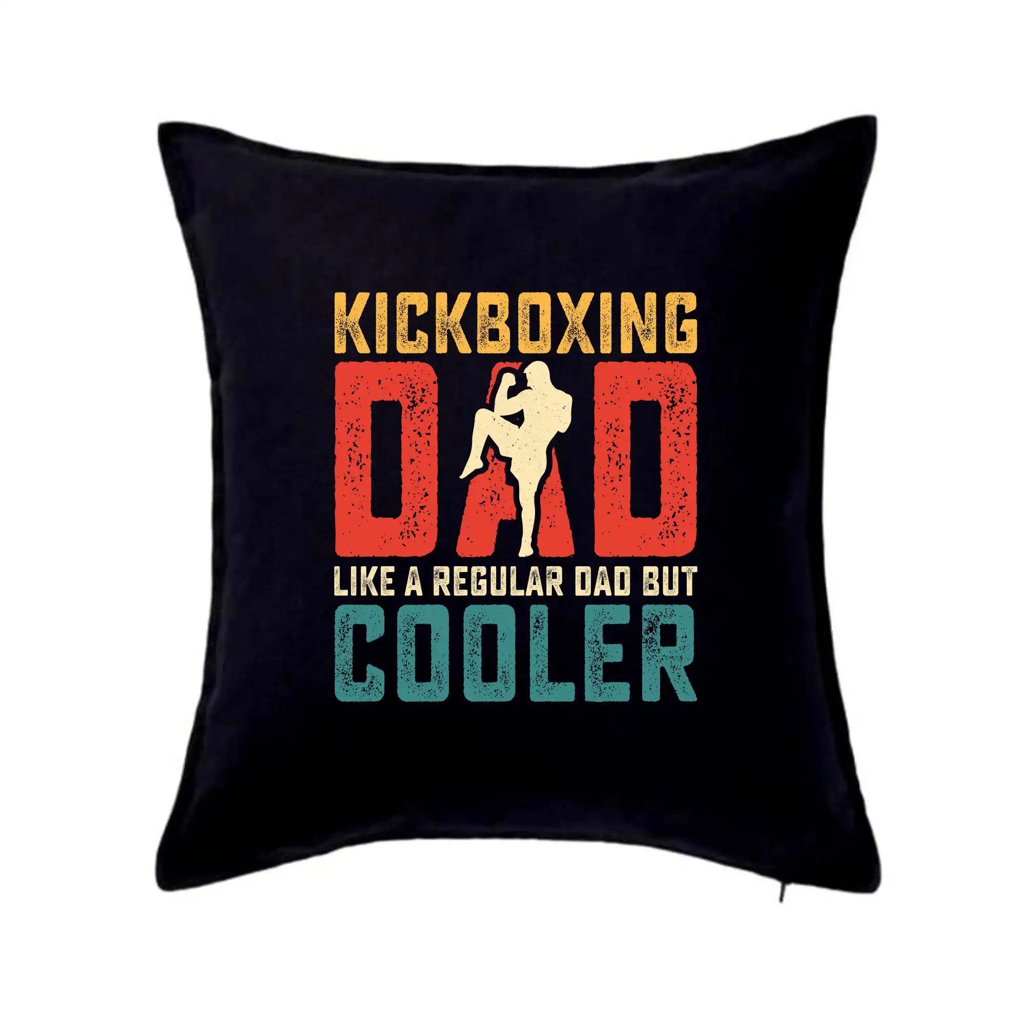 Tričká na box - Kickboxing dad like a regular dad but cooler - Vankúš 50x50