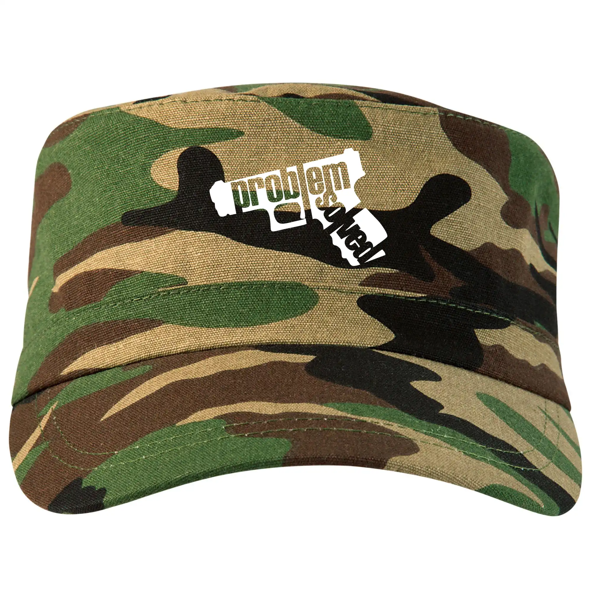 Tričká Problem Solved - Problém - zbraň - Šiltovka CAMO