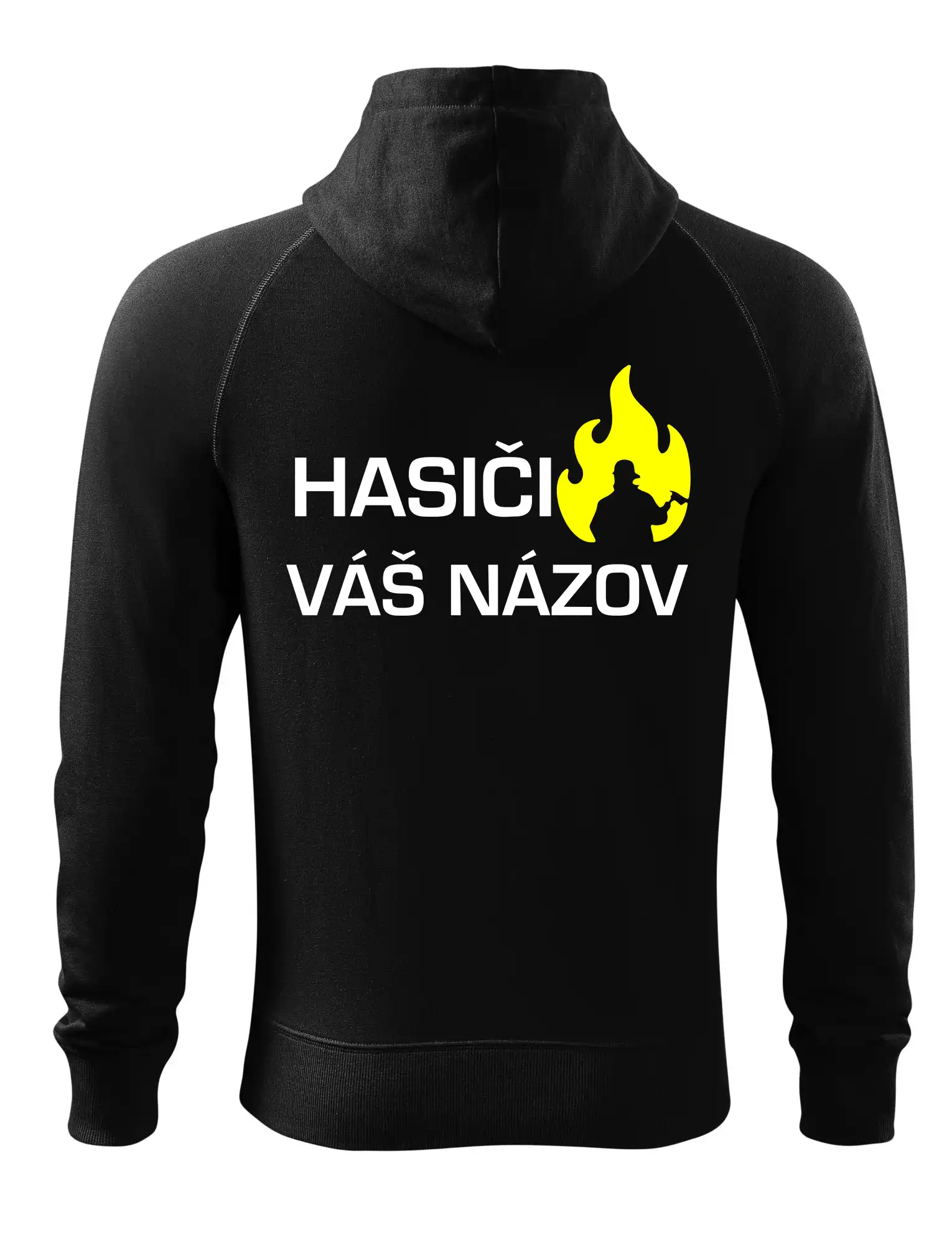 Hasiči - Váš názov - FLUO + Reflexná potlač