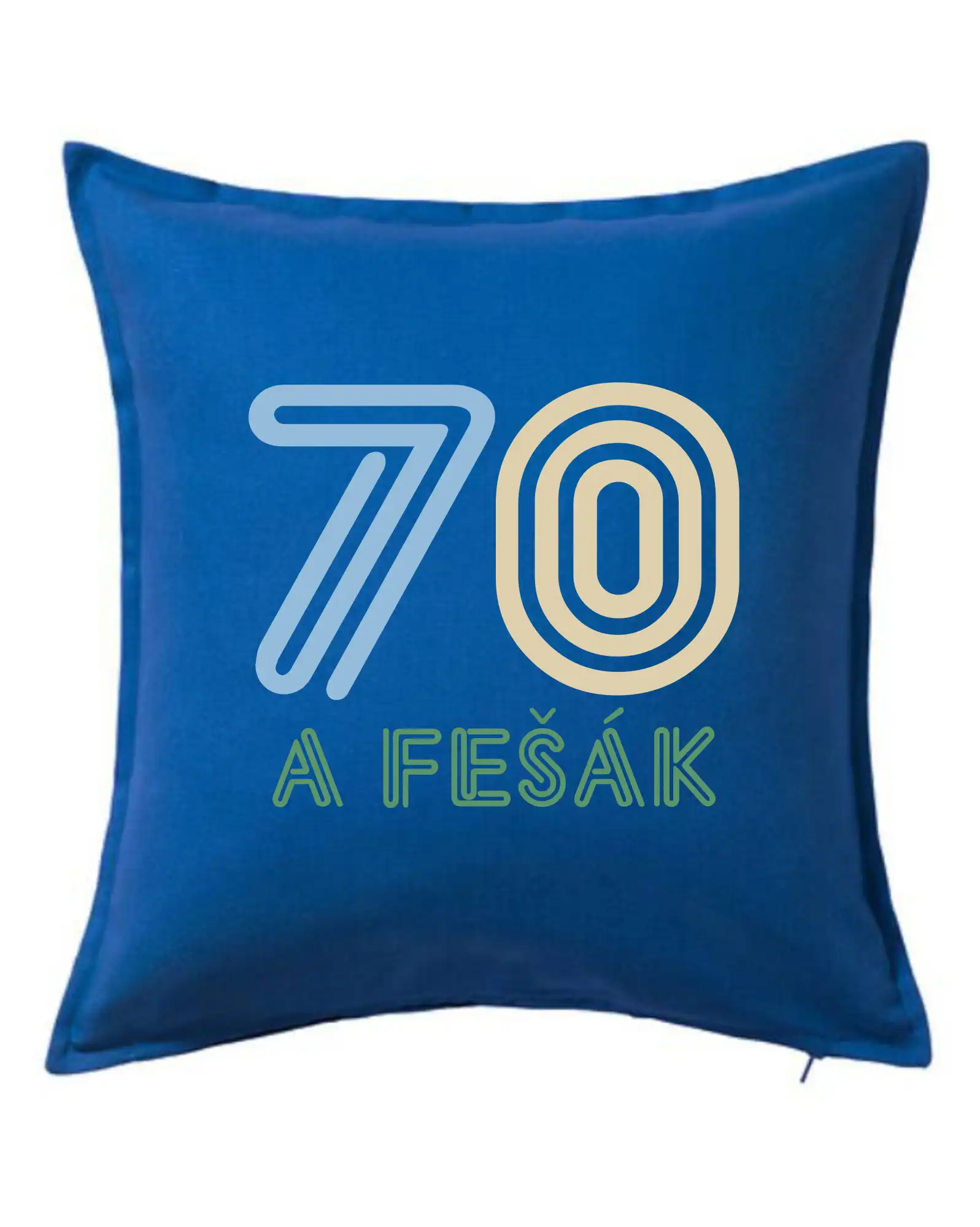 Tričká k narodeninám - 70 a fešák - Vankúš 50x50