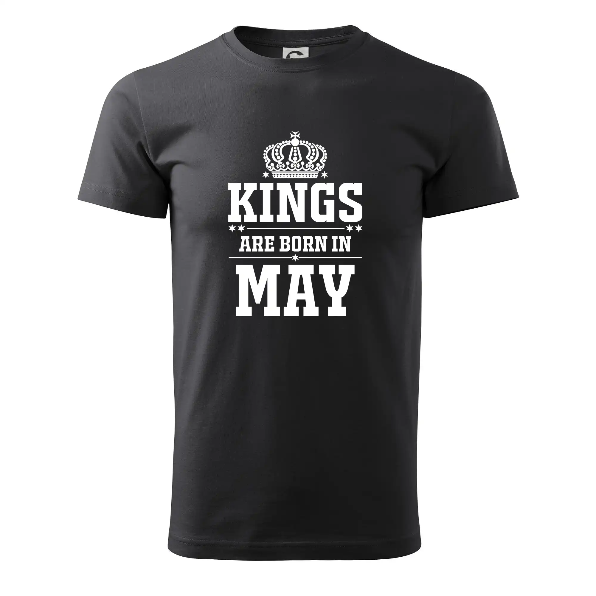 Tričká pre narodených v máji - Kings are born in May - Pánske tričko nižšej gramáže