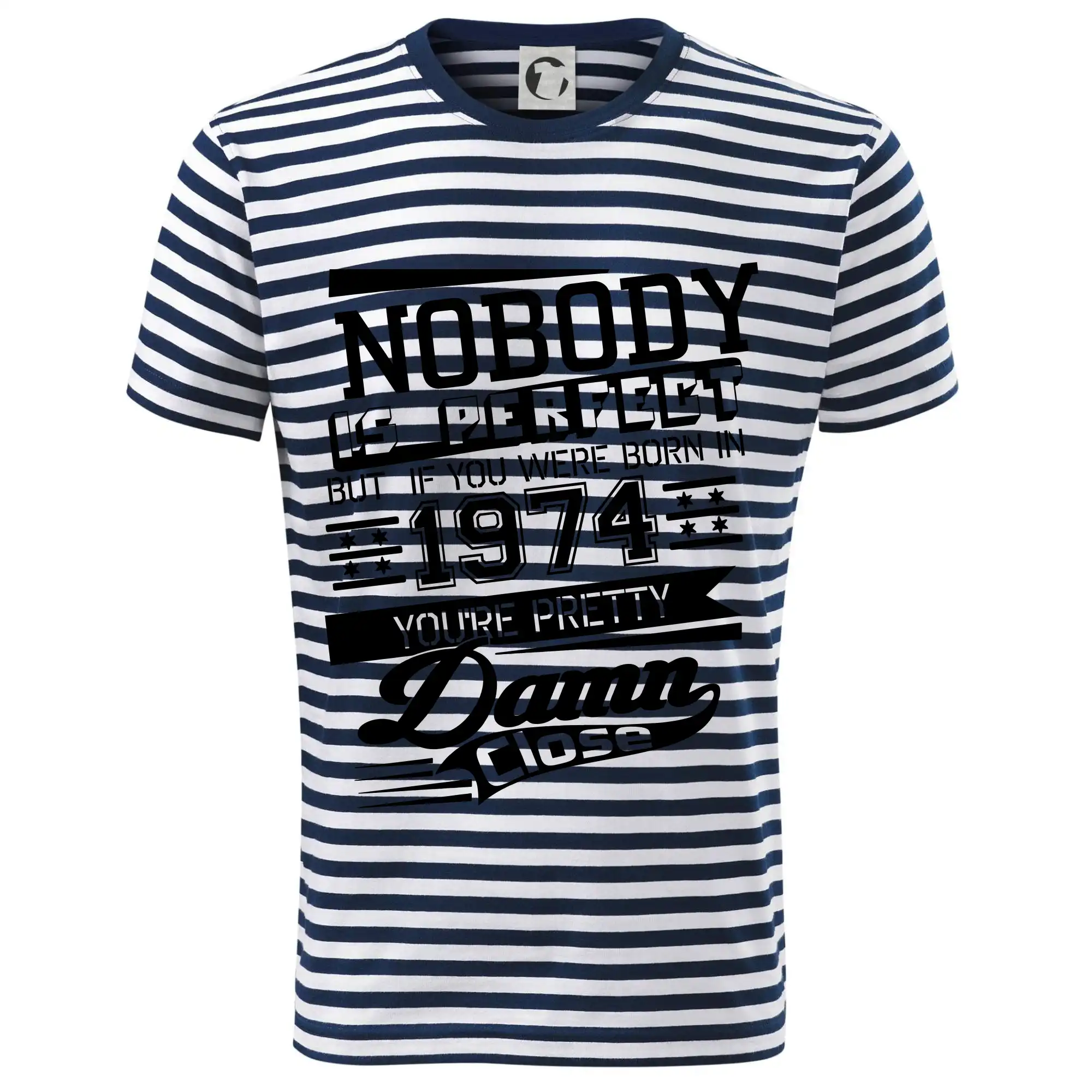 Trička s ročníkom 1974 - Nobody is perfect - 1974 - Dětské triko na vodu